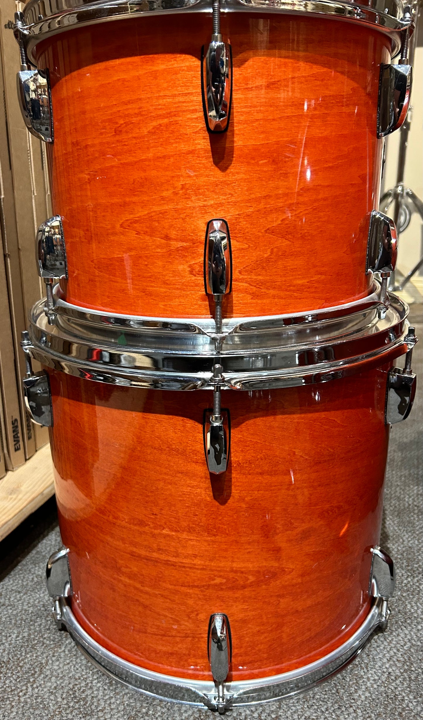 Pearl Export Select 5-Piece Shell Pack - Amber Mist Lacquer (Early 2000's)