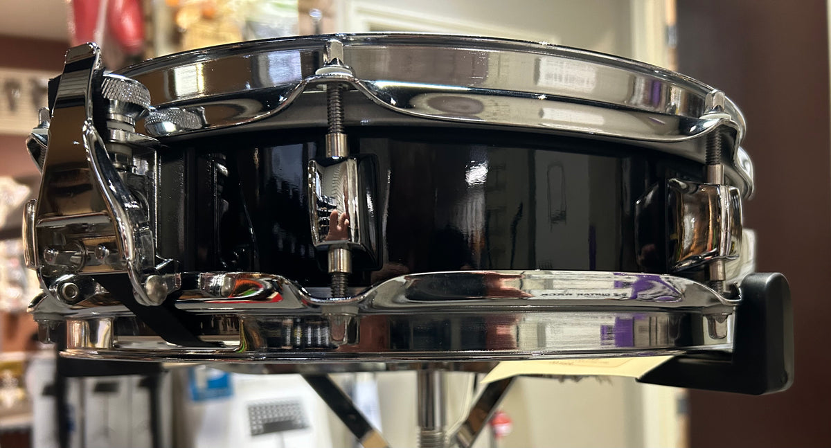 13"x3" Maple Picollo Snare - Black Lacquer (Used)