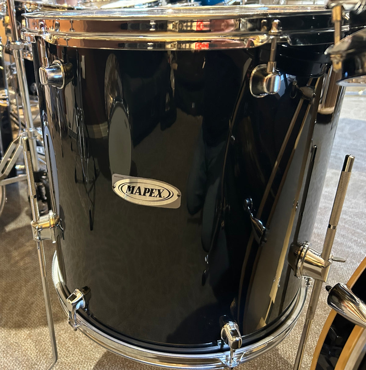 Mapex Q Series 5-Piece Shell Pack - Black Wrap Finish (Used)