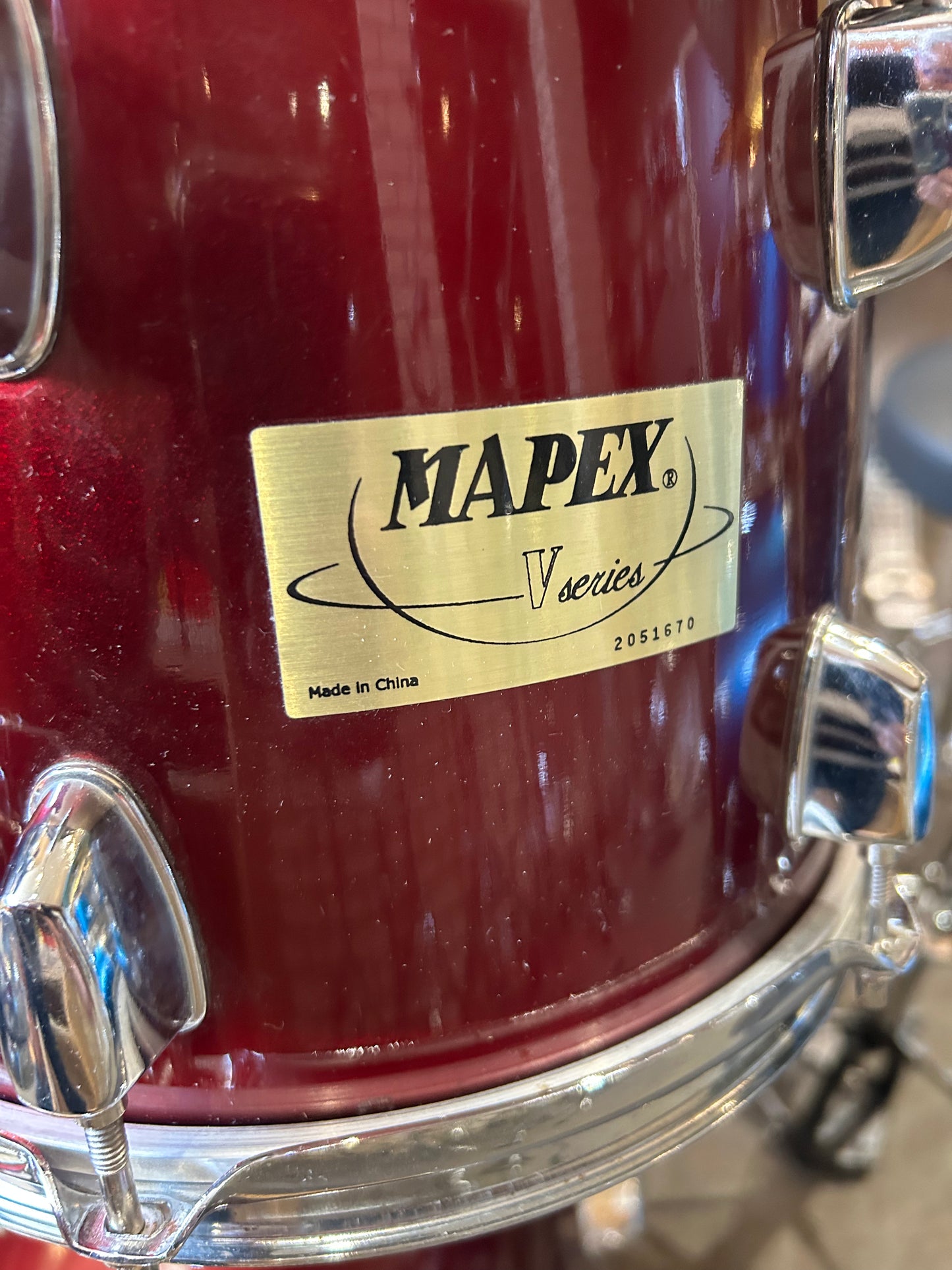 Mapex V Series 4-Piece Drum Kit w/ Hardware - Burgundy (Used)
