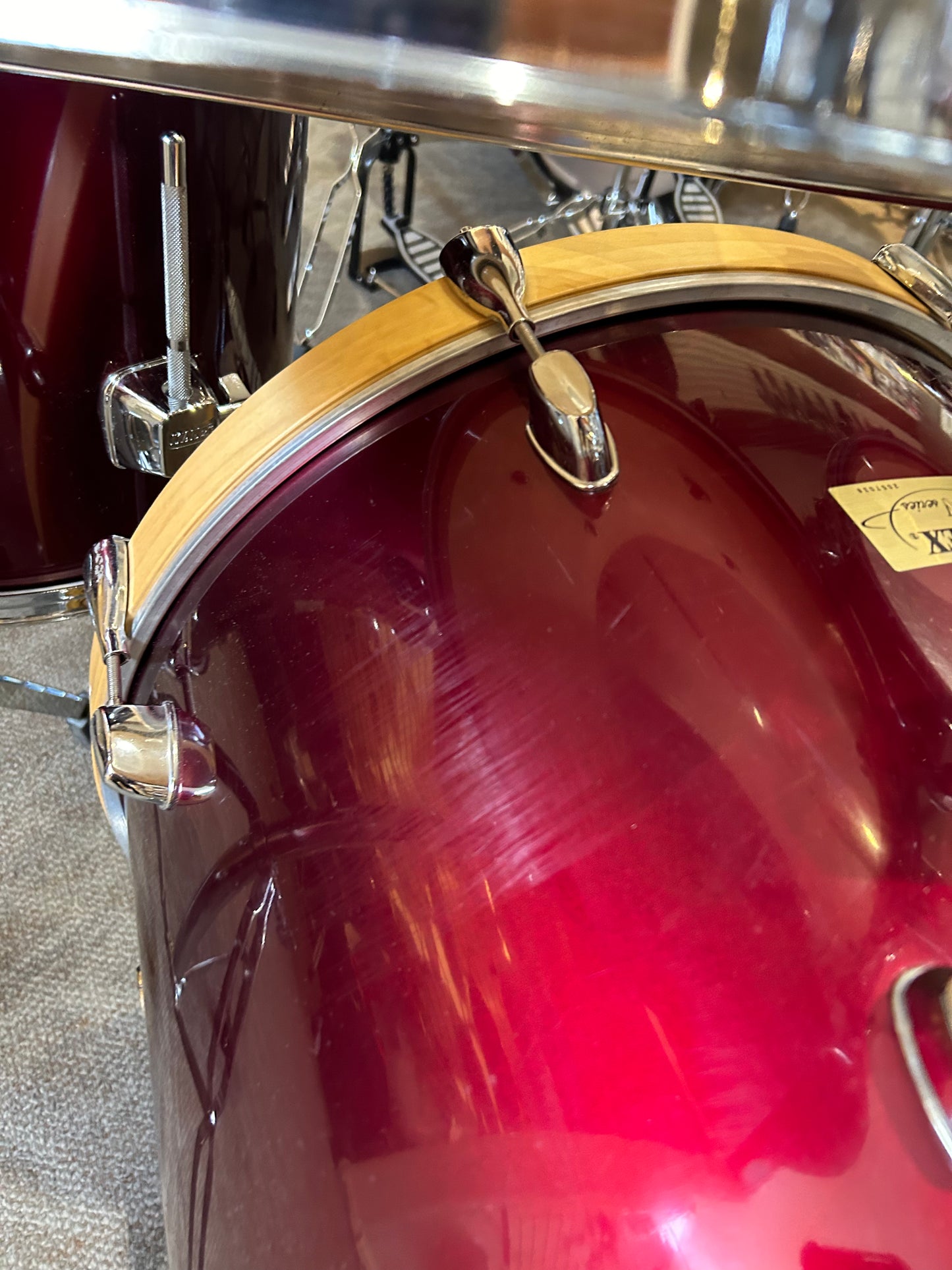 Mapex V Series 4-Piece Drum Kit w/ Hardware - Burgundy (Used)
