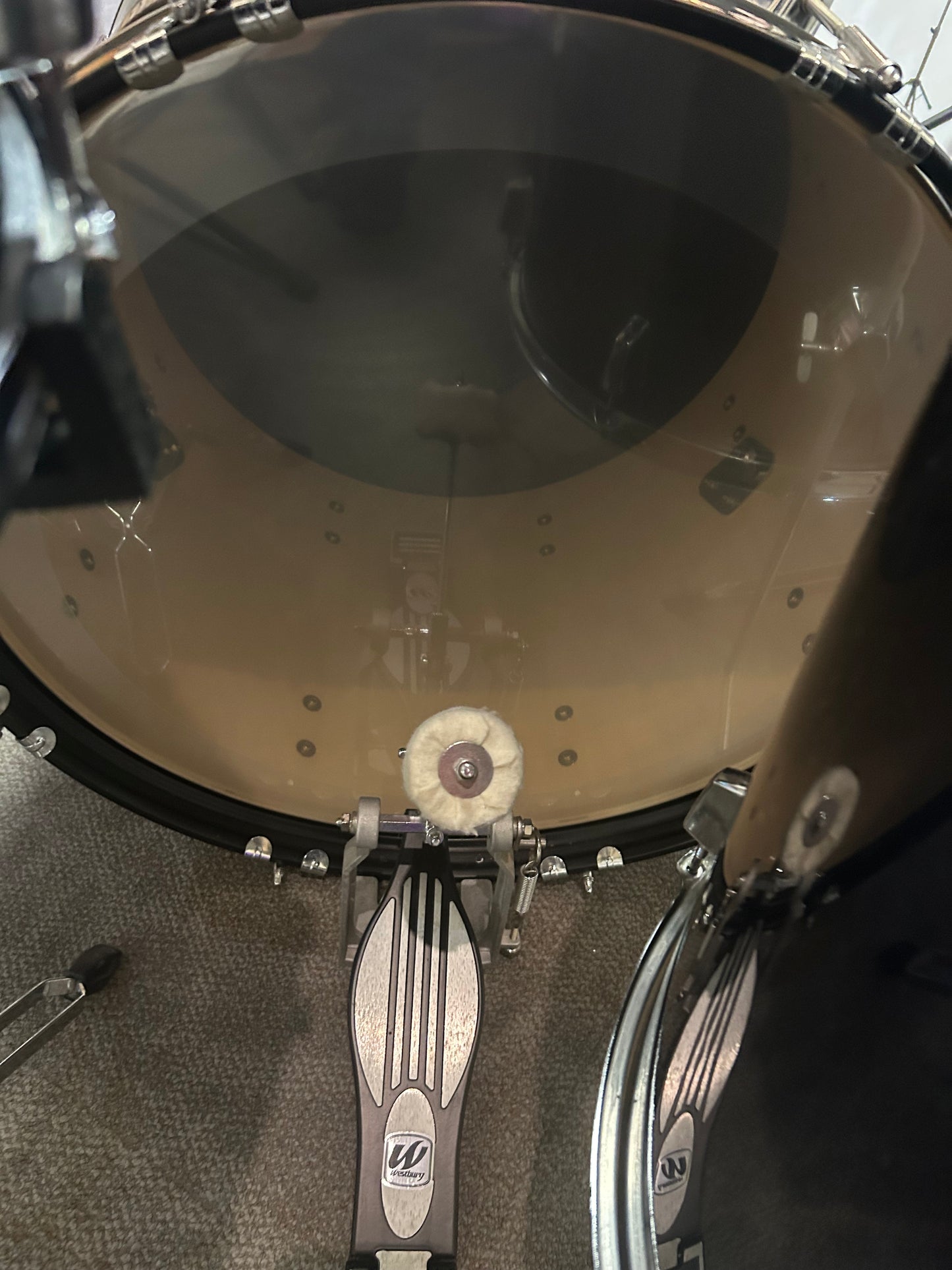 Westbury 5-Piece Drum Set w/Hardware & Cymbals - Dark Blue Wrap (Used)