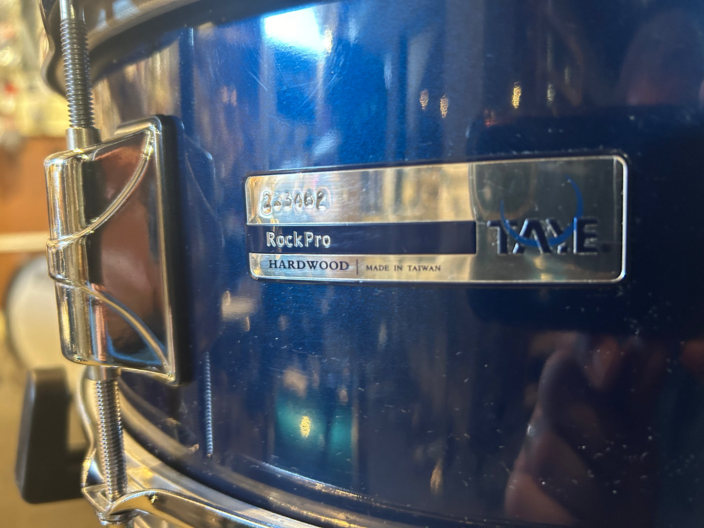Taye RockPro 14"x5.5" Snare Drum - Blue (Used)