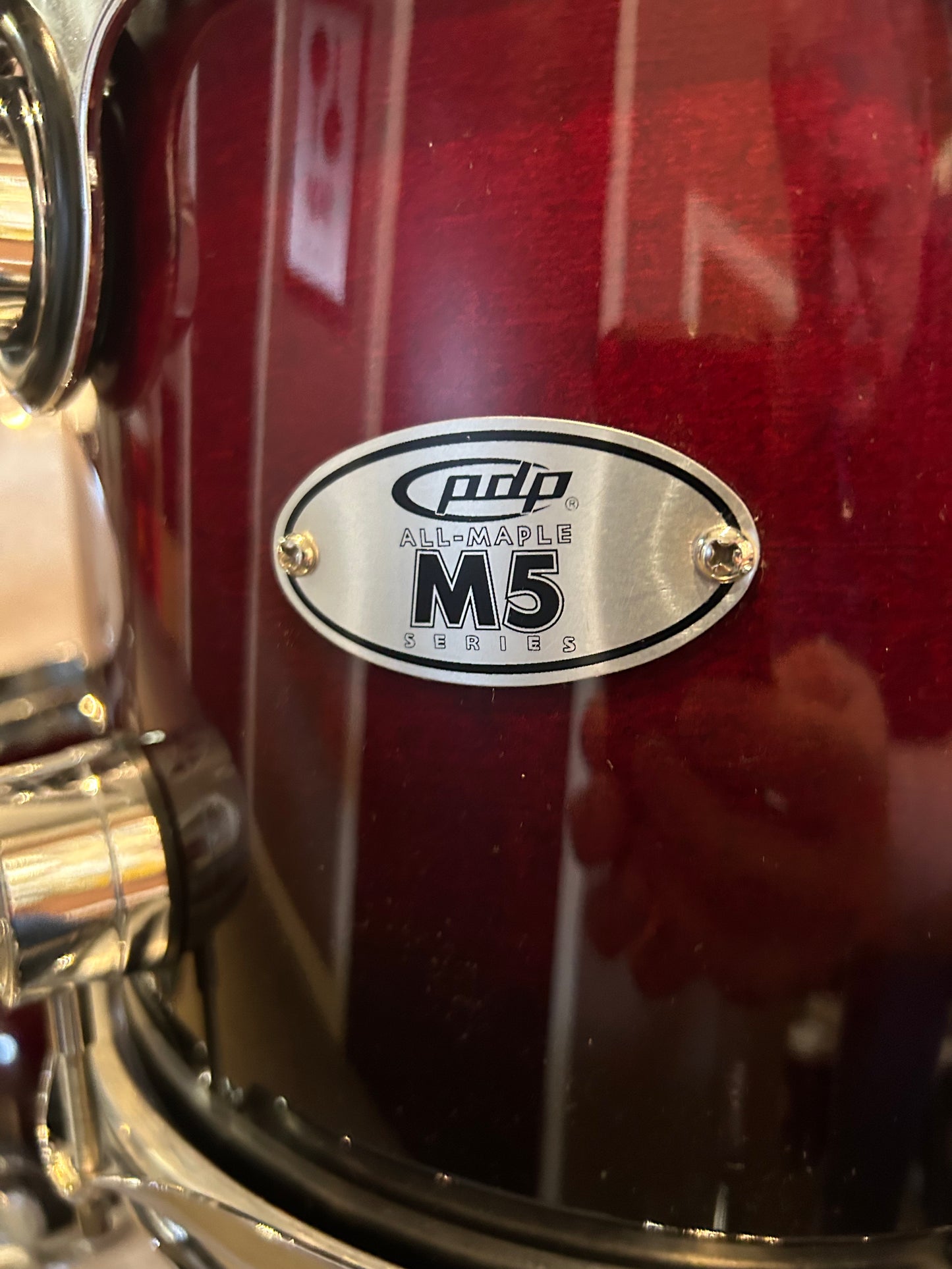 PDP M5 5-Piece Maple Shell Pack - Cherry To Black Fade (Used)