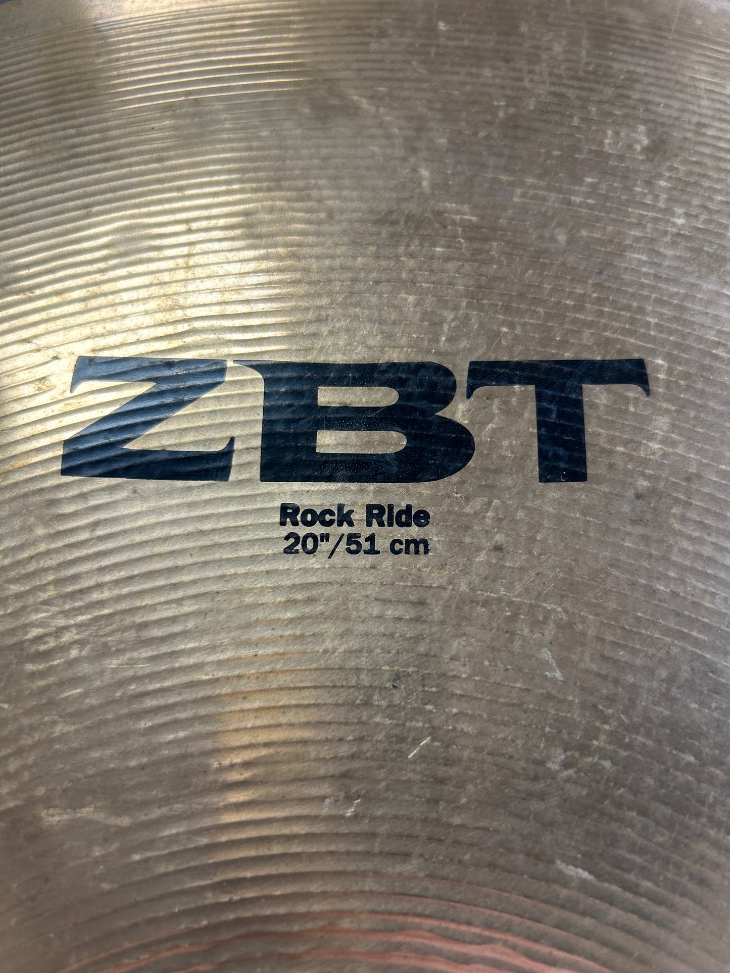 Zildjian ZBT 20" Rock Ride Cymbal (Used)