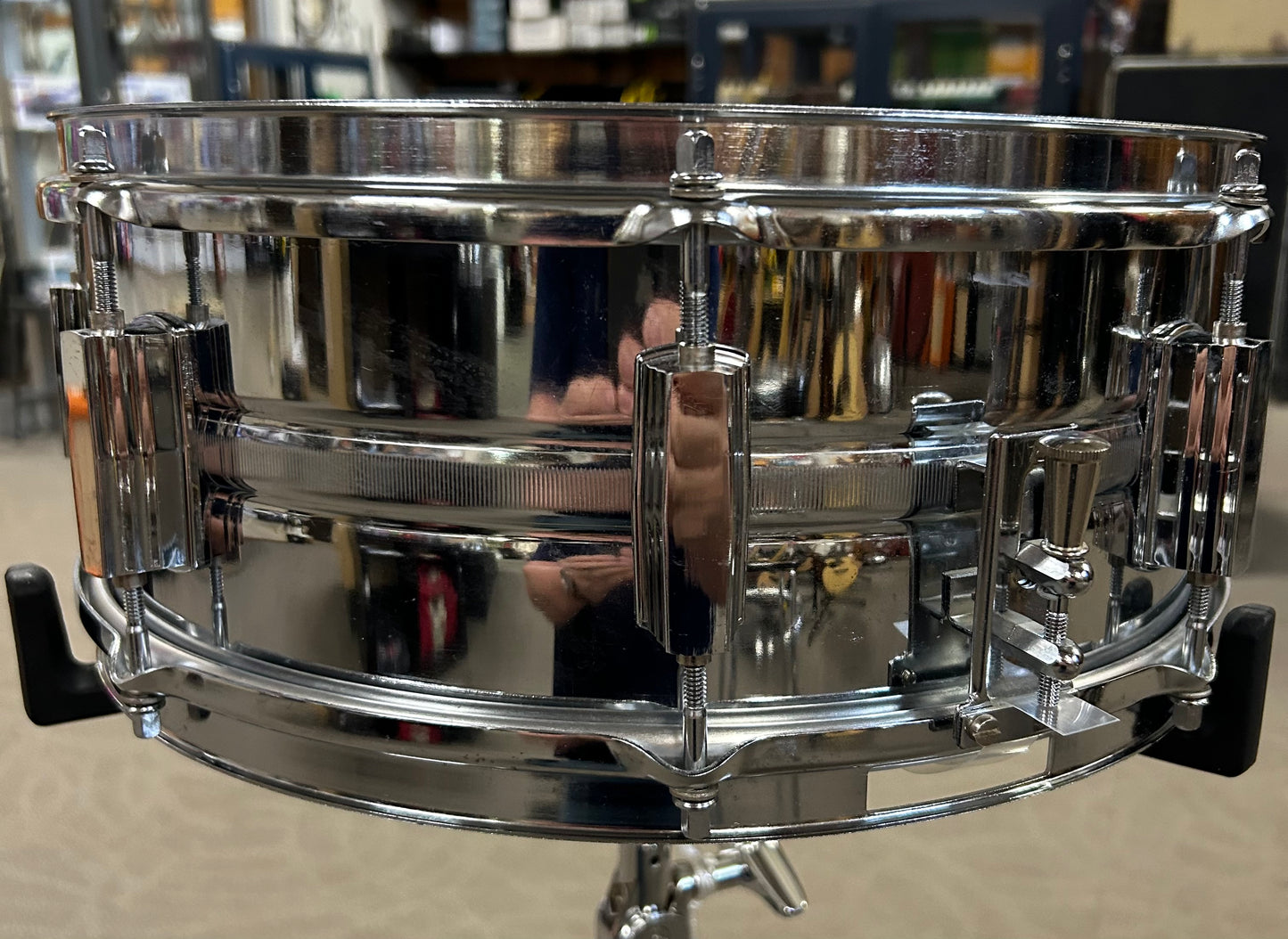 Pearl 4514 14"x5.5" Chrome Over Steel Snare Drum (Mid to Late 1970's)