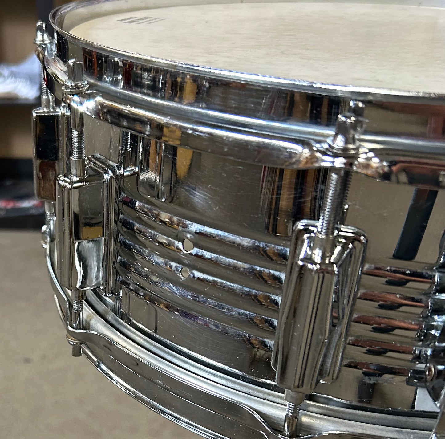 Maxwin 14"x5.5" Steel Snare Drum (Late 1960's to Early 1970's)