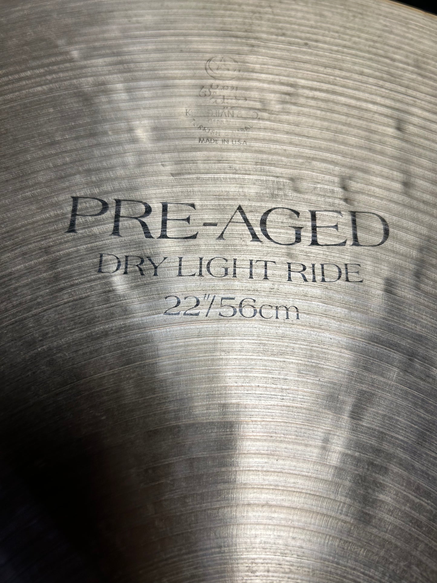 Zildjian 22" Pre-Aged Dry Light Ride (Used)
