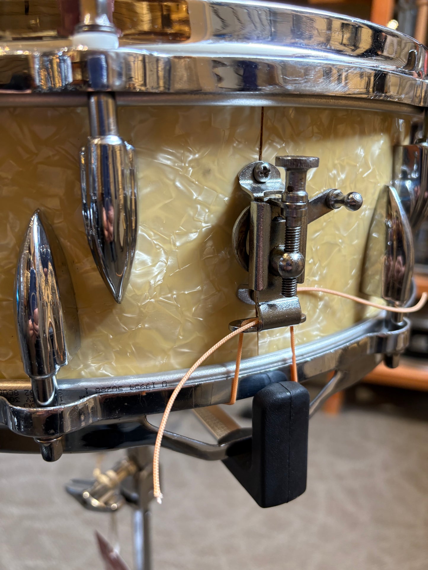 Ajax 14"x5" Snare Drum - White Marine Pearl (Vintage)