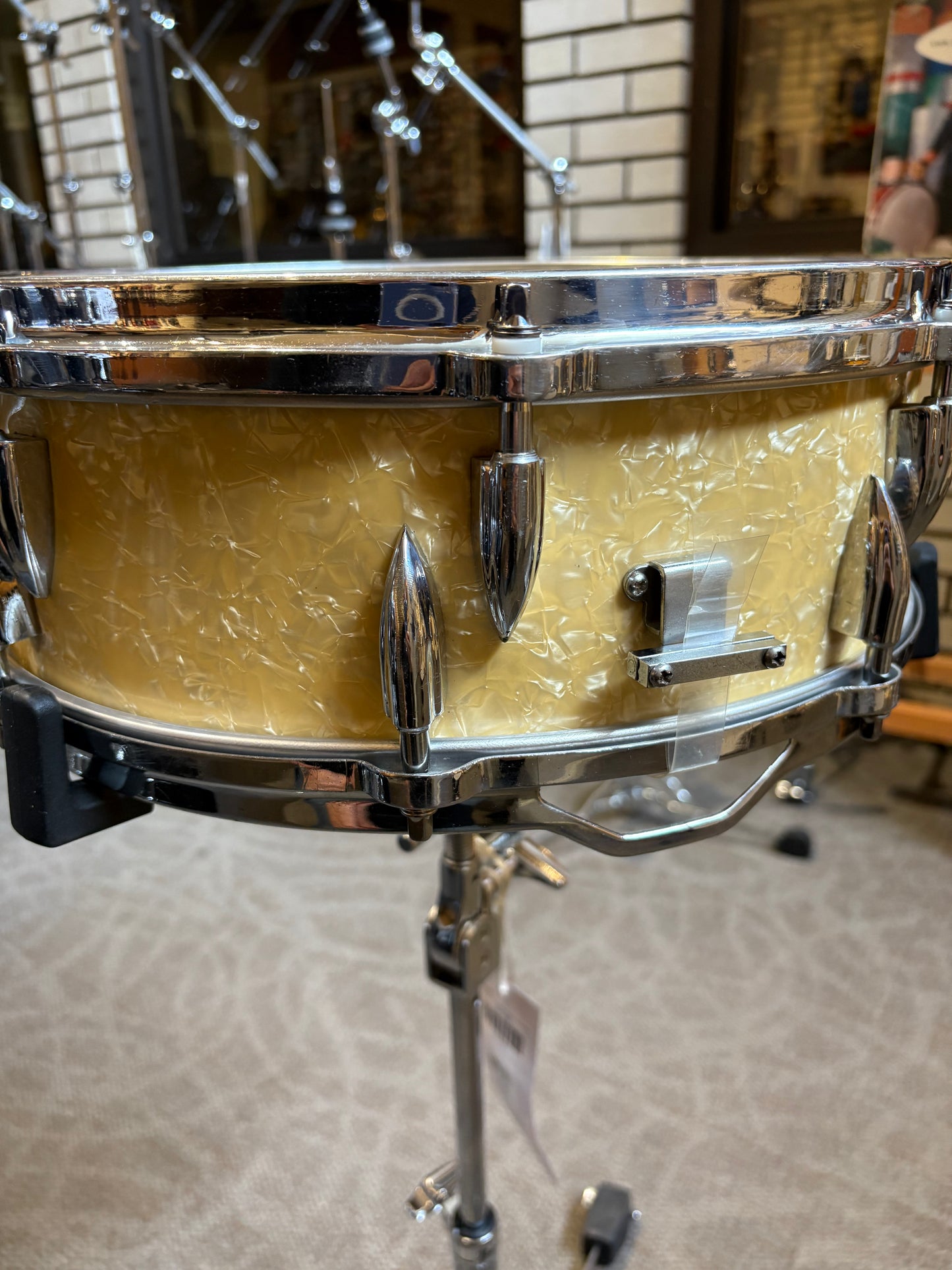 Ajax 14"x5" Snare Drum - White Marine Pearl (Vintage)