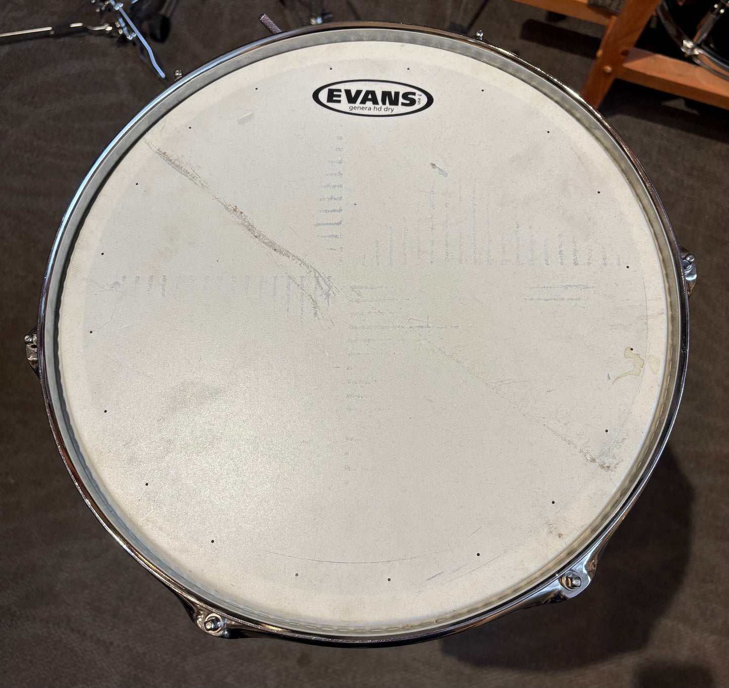 14"x6" Mahogany 6-Lug Snare Drum (Used)