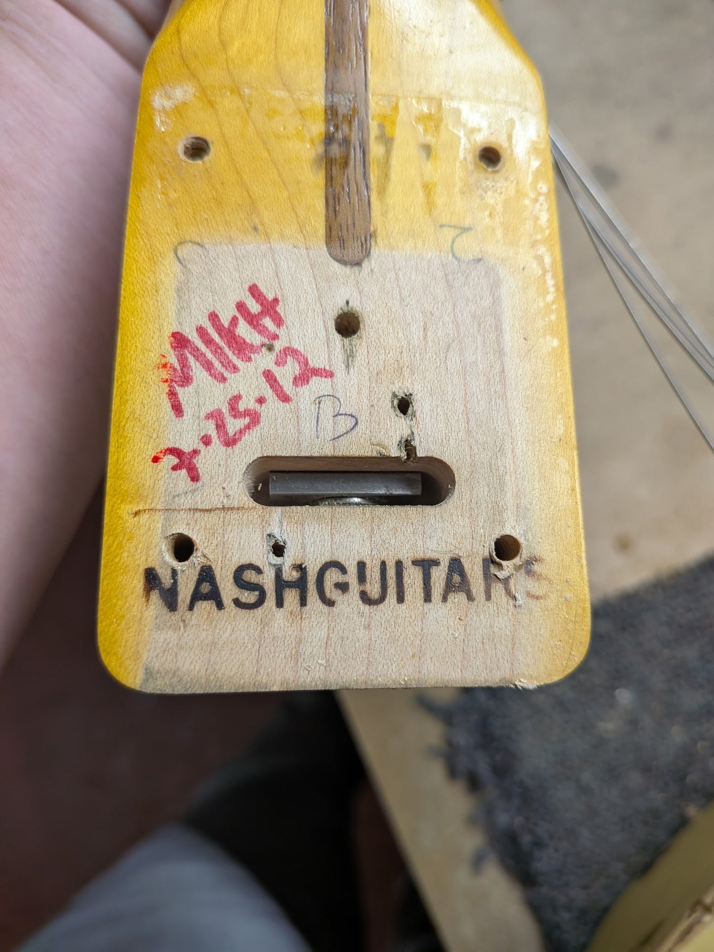Nash E52 Electric Guitar w/Case - Heavy Relic Butterscotch Blonde (2012)