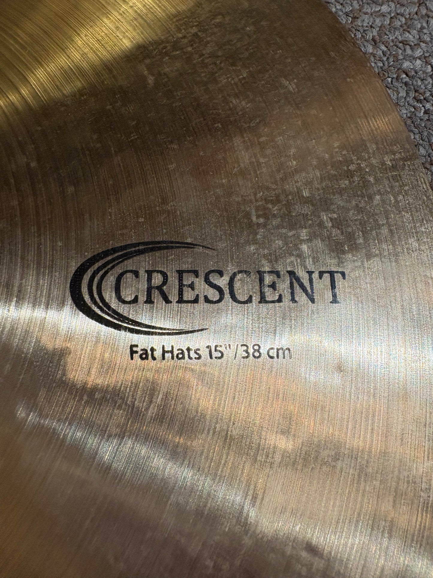 Sabian 15" Crescent Fat Hi-Hat Cymbals (Used)