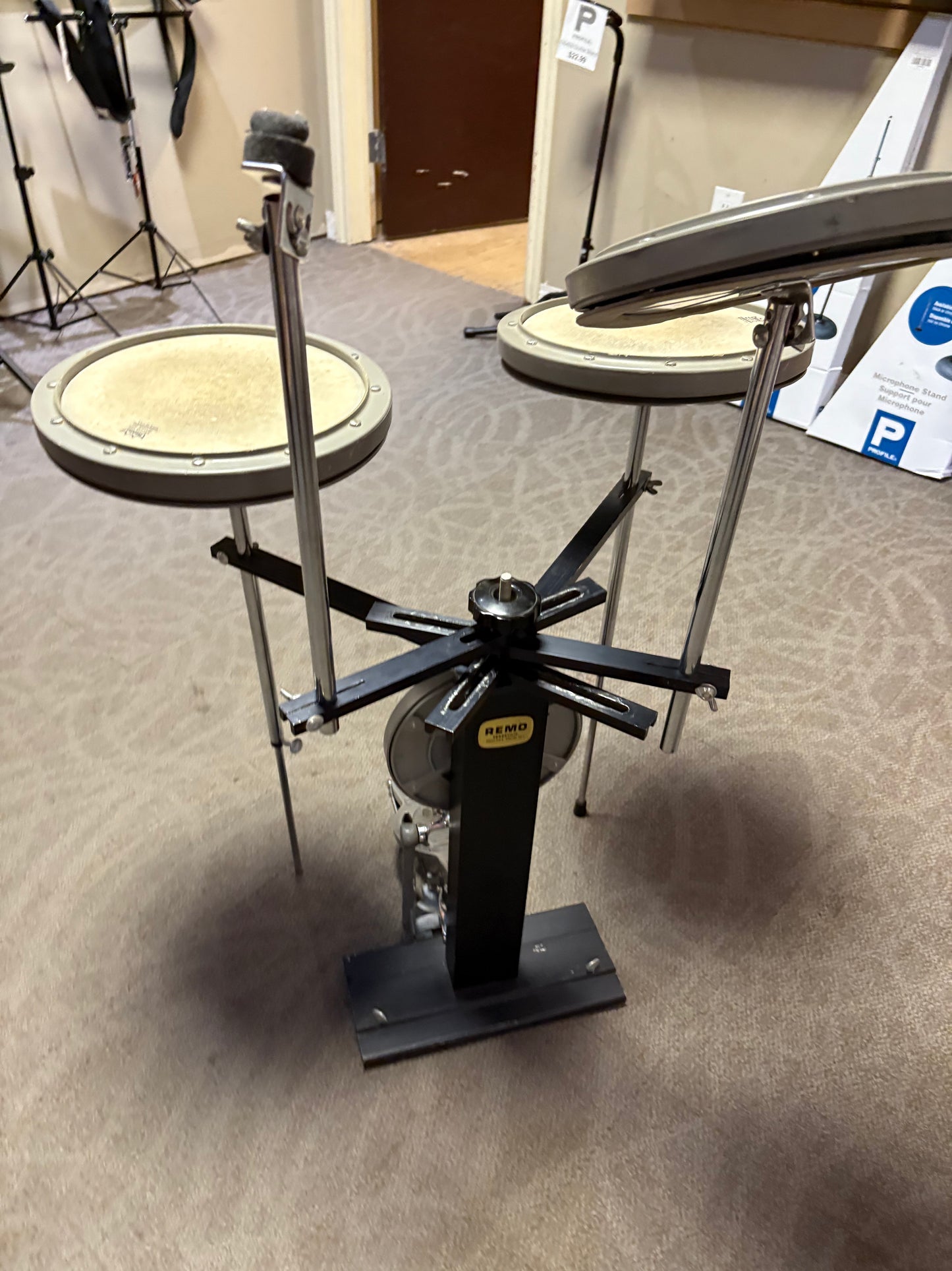 Remo RPS10 Versatalic 4-Piece Practice Kit w/Ludwig Speed King Pedal (Used)