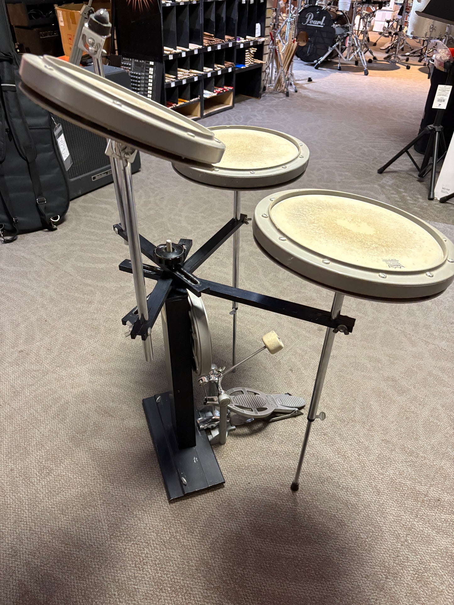 Remo RPS10 Versatalic 4-Piece Practice Kit w/Ludwig Speed King Pedal (Used)