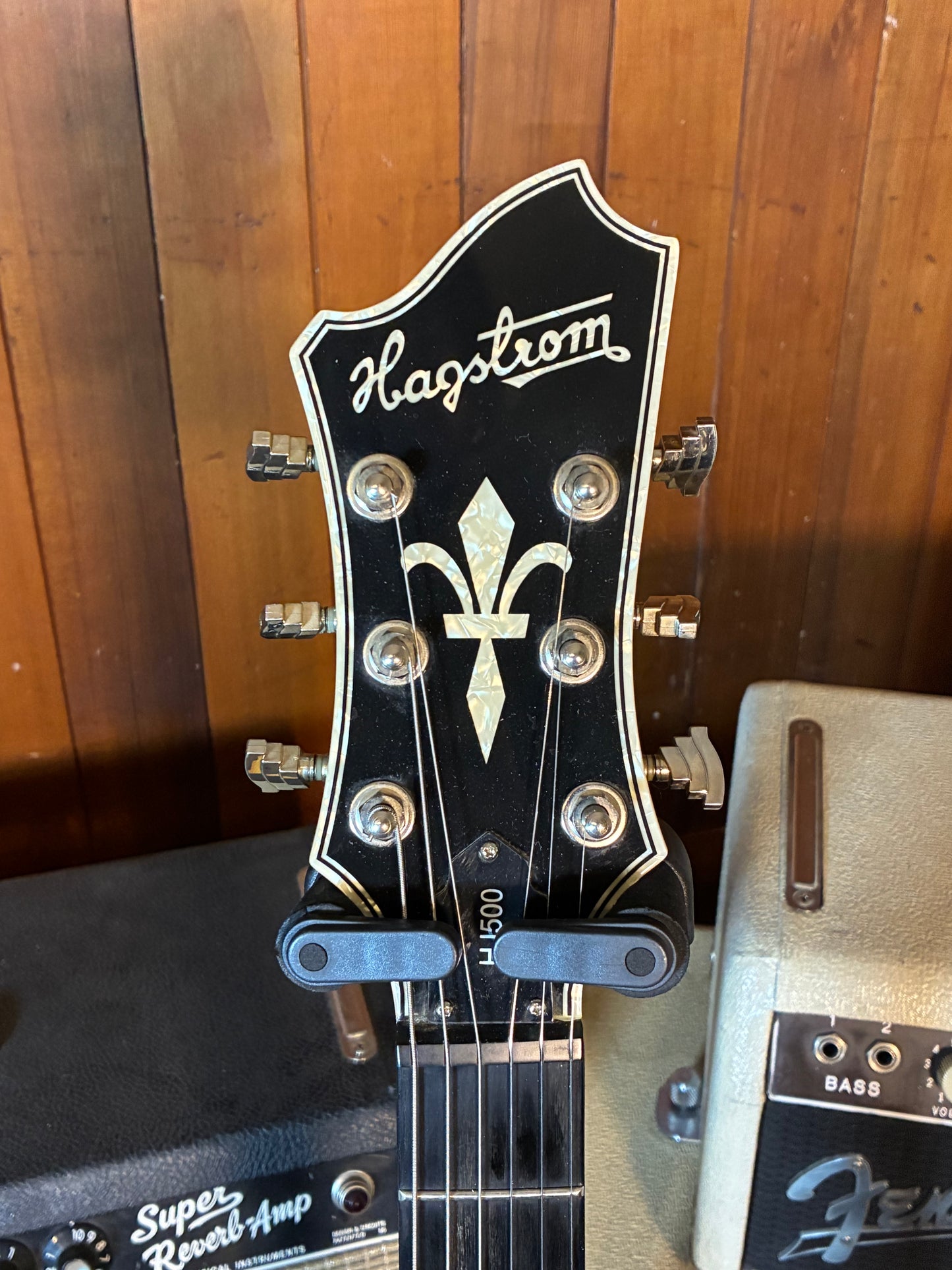Hagstrom HJ500 Archtop Hollow Body Electric Guitar w/Case - Natural (Used)