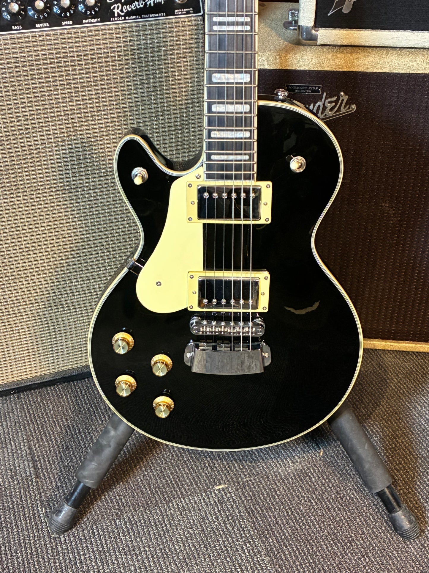 Hagstrom Swede Left Handed Electric Guitar - Black (Used)