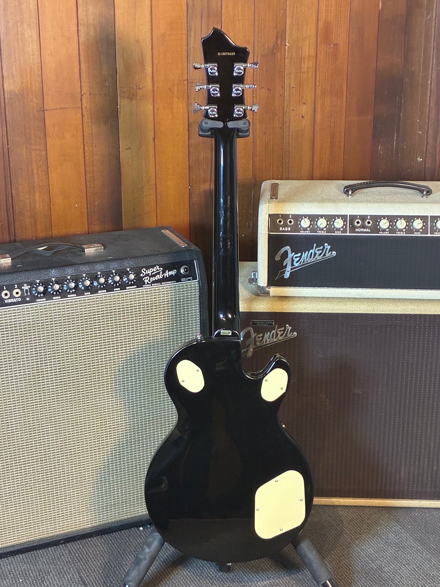 Hagstrom Swede Left Handed Electric Guitar - Black (Used)