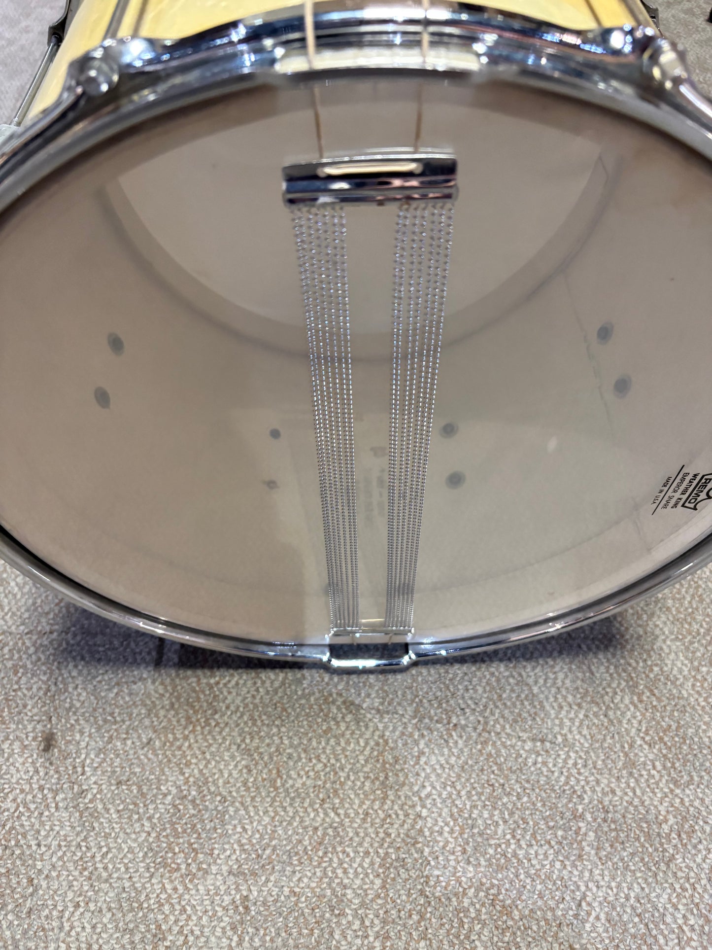 Leedy & Ludwig 3160 "Triumphlal" 15"x12" Parade Snare Drum - Marine Pearl (1952)
