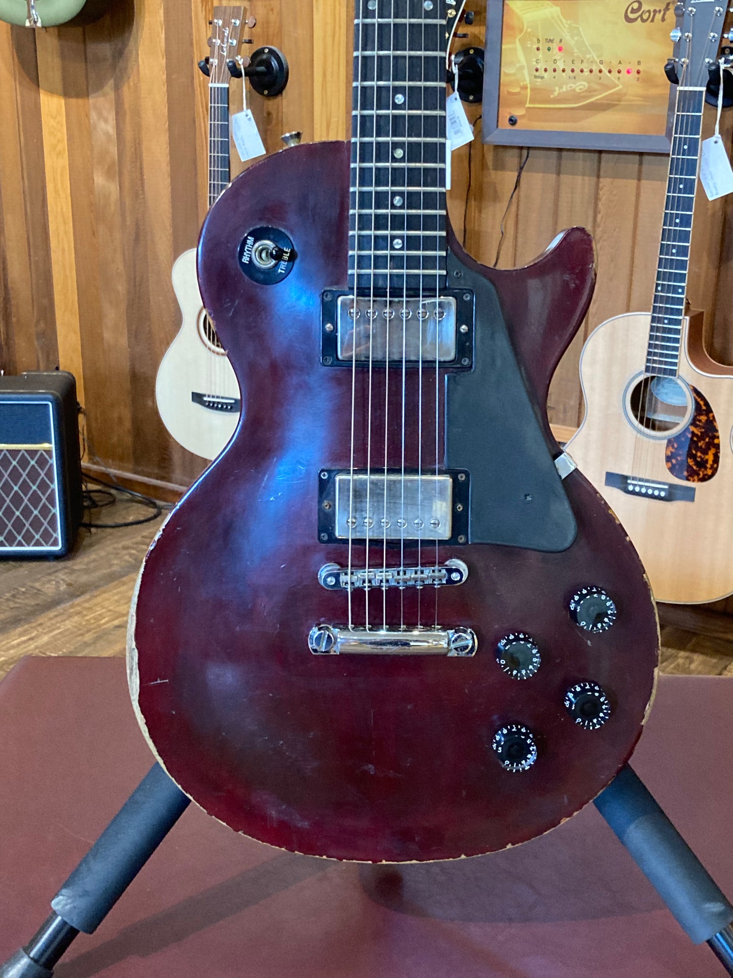 Gibson Les Paul Studio Electric Guitar w/Case - Wine Red (1989 )