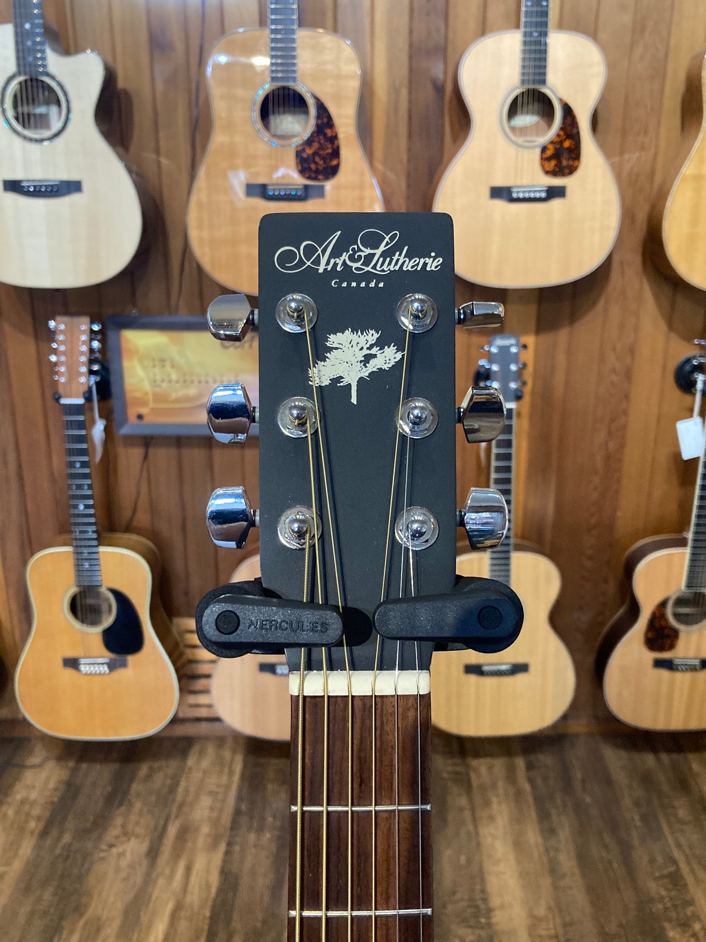 Art & Lutherie Wild Cherry Dreadnought Acoustic Guitar - Black (Used)