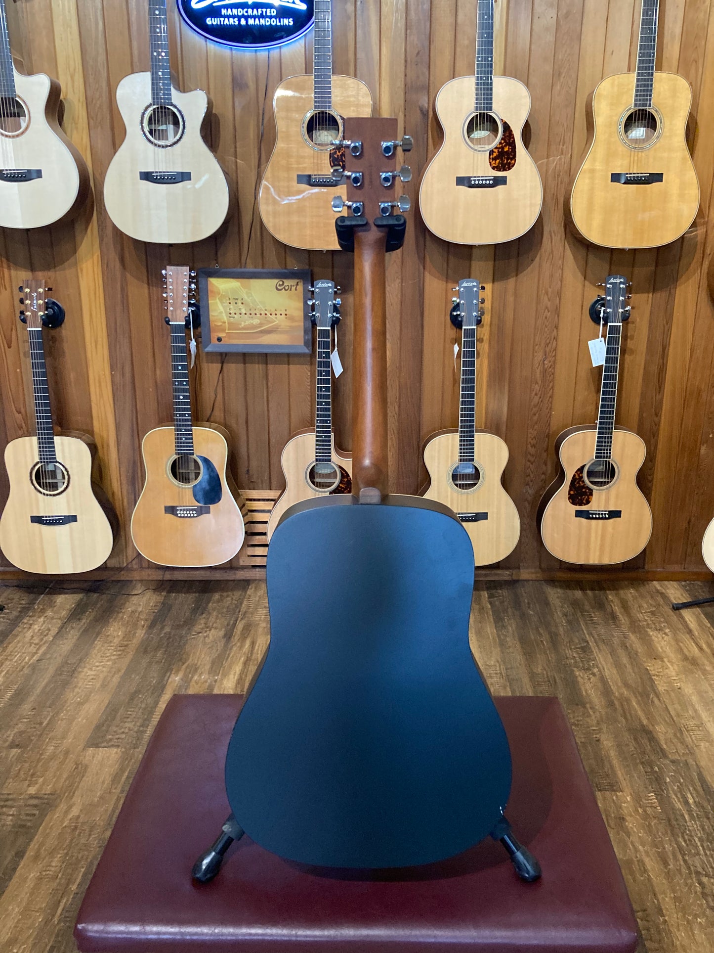 Art & Lutherie Wild Cherry Dreadnought Acoustic Guitar - Black (Used)