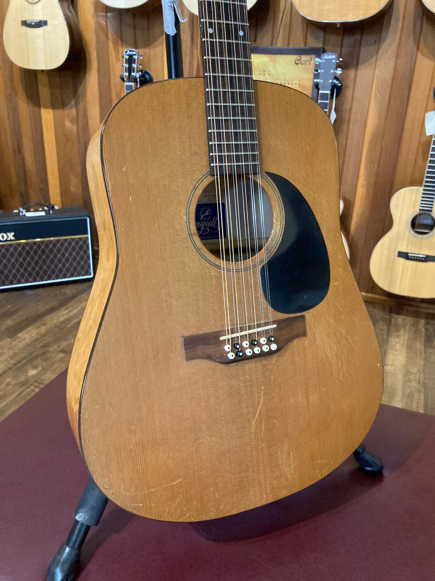 Seagull SEA 12 Deluxe 12-String Acoustic Guitar w/Case (Late 1980's - Early 1990's)