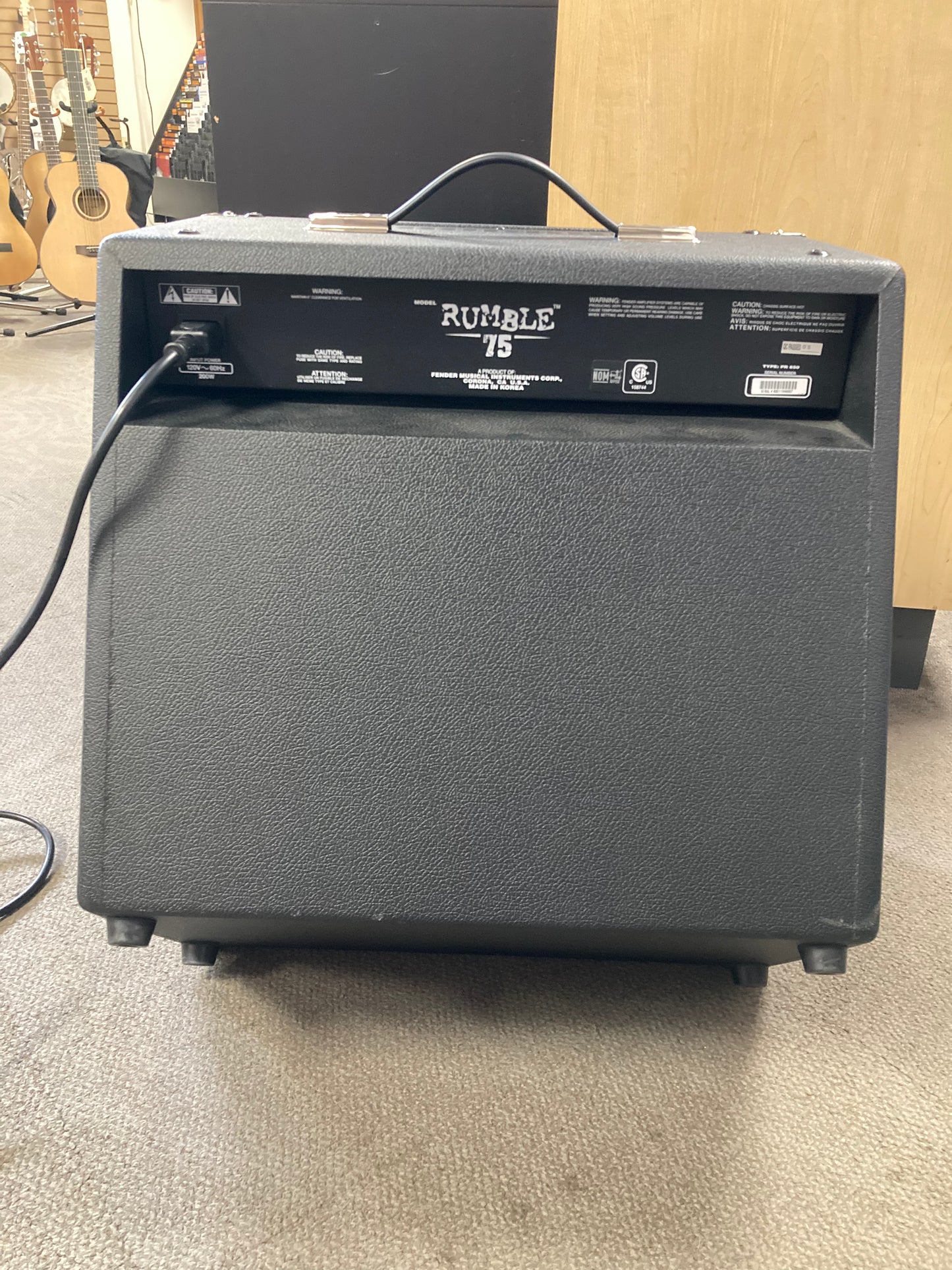Fender Rumble 75 Bass Combo Amp (Used)