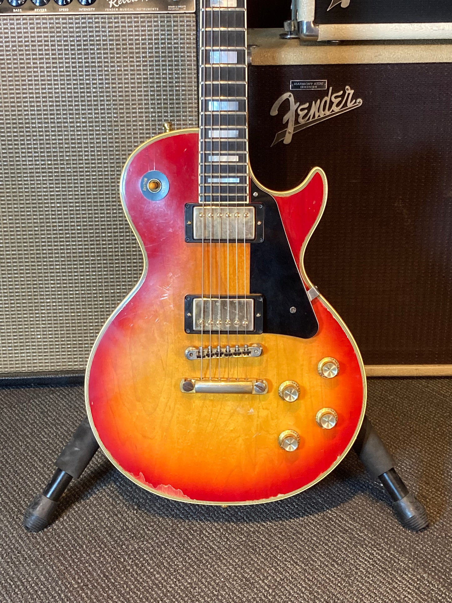 Gibson Les Paul Custom w/Case - Cherry Sunburst (1975)