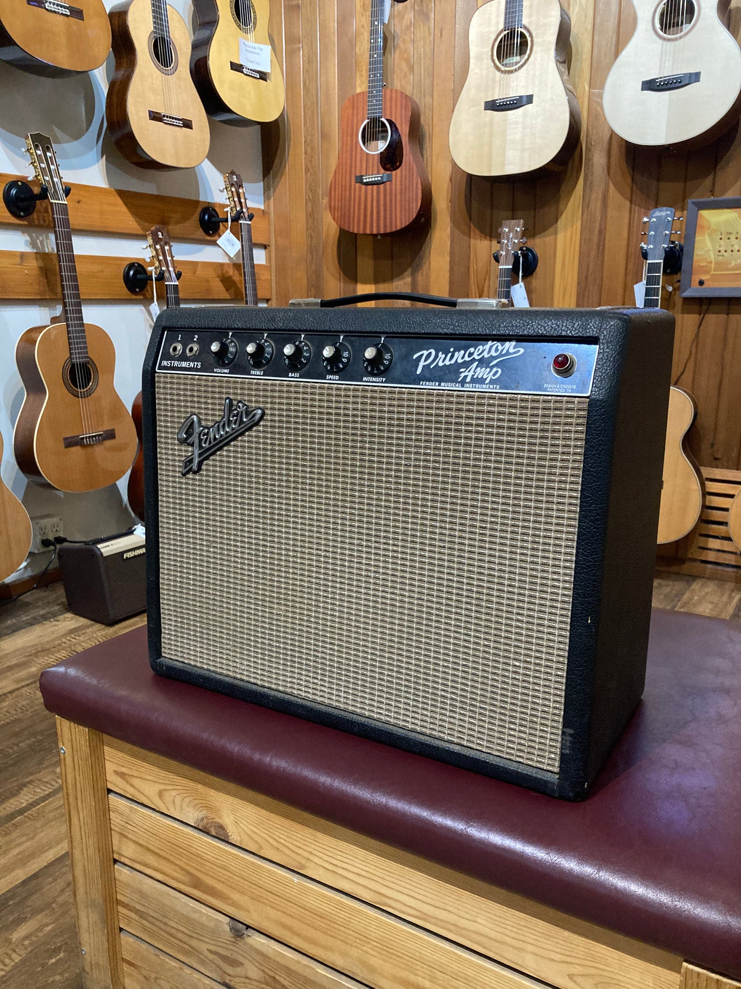 Fender Princeton 12-Watt 1x10" Guitar Combo AA964 Black Panel (1965)