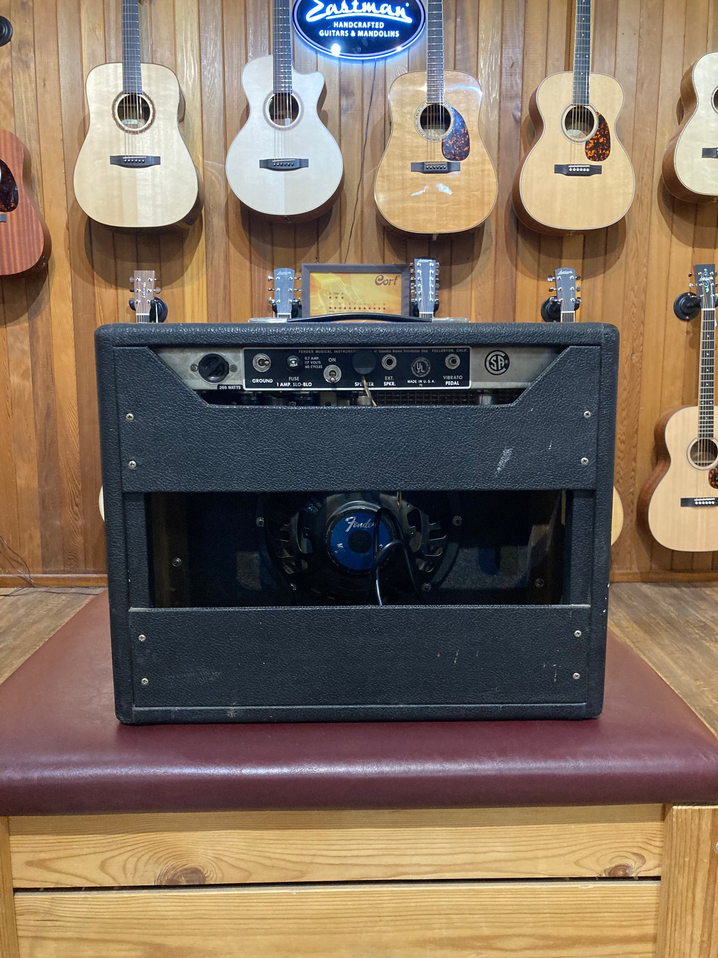 Fender Princeton 12-Watt 1x10" Guitar Combo AA964 Black Panel (1965)
