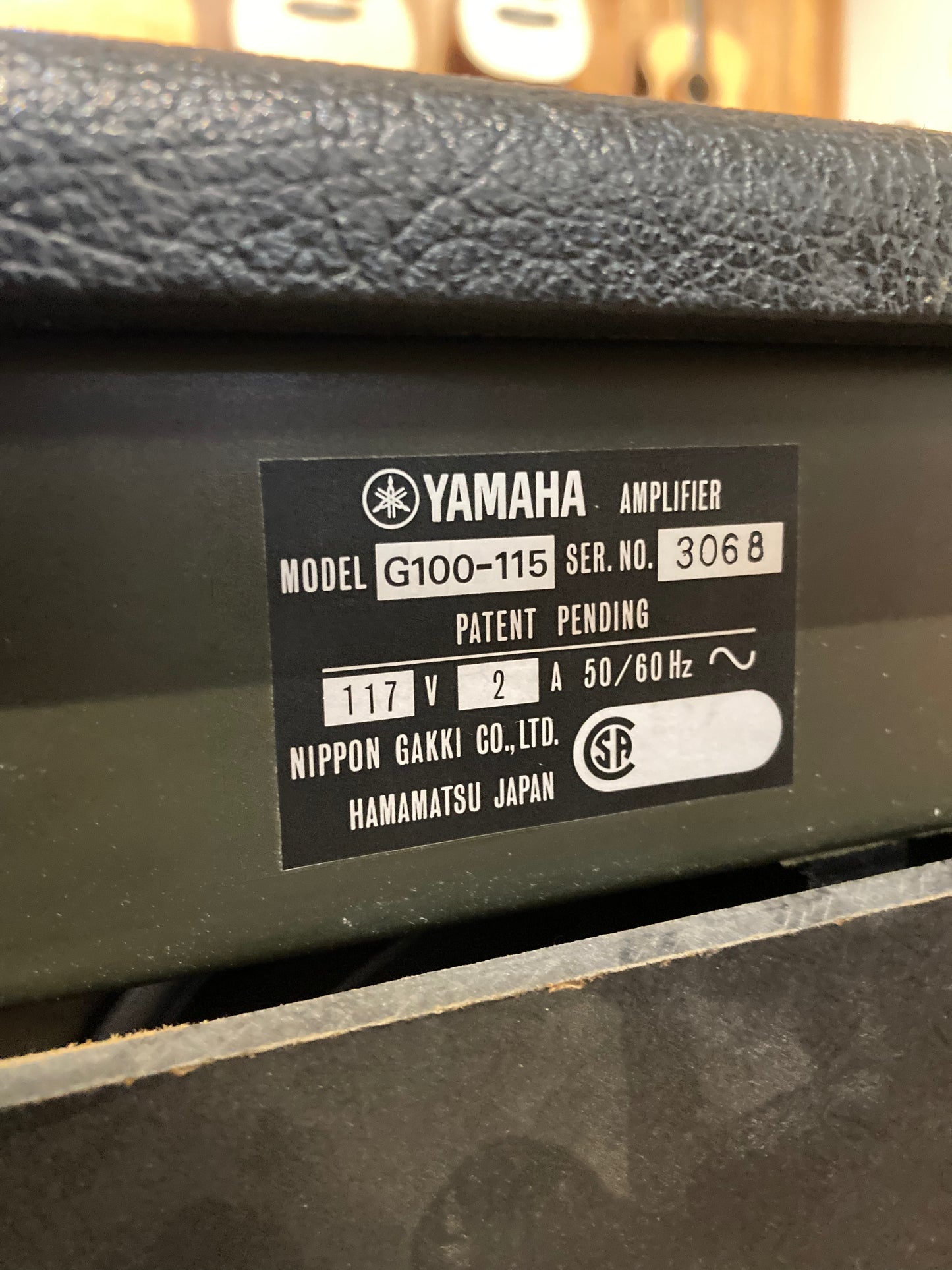 Yamaha G100-115 Hundred 115 Electric Guitar Amplifier (Mid to Late 1970's)