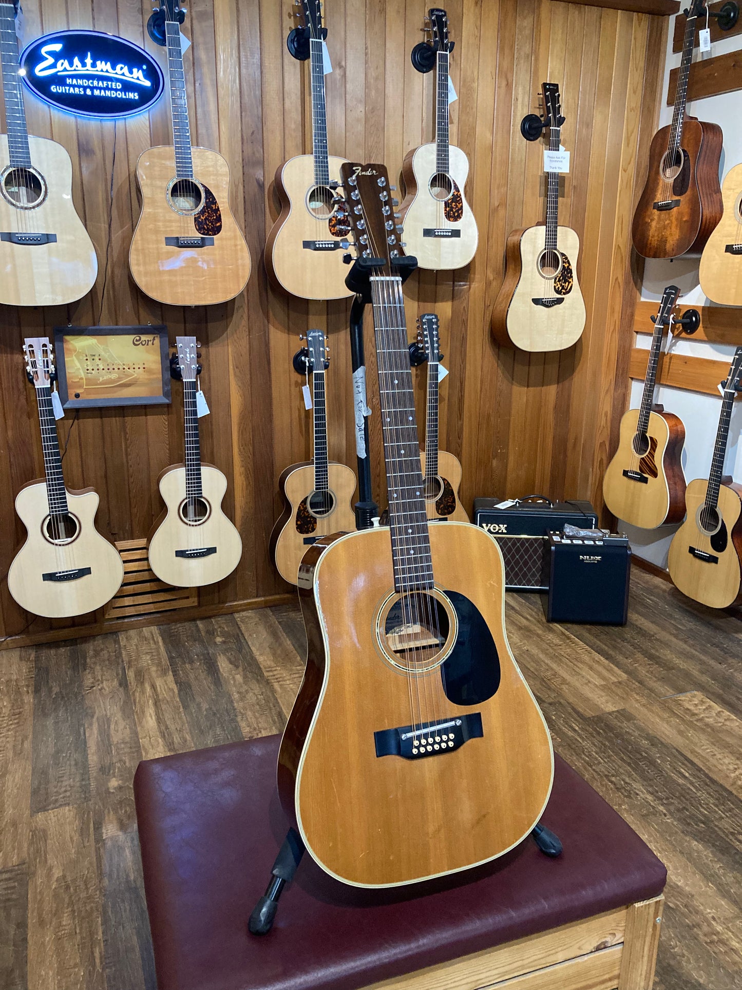 Fender F-55-12 12-String Acoustic Guitar w/Case (1970's)
