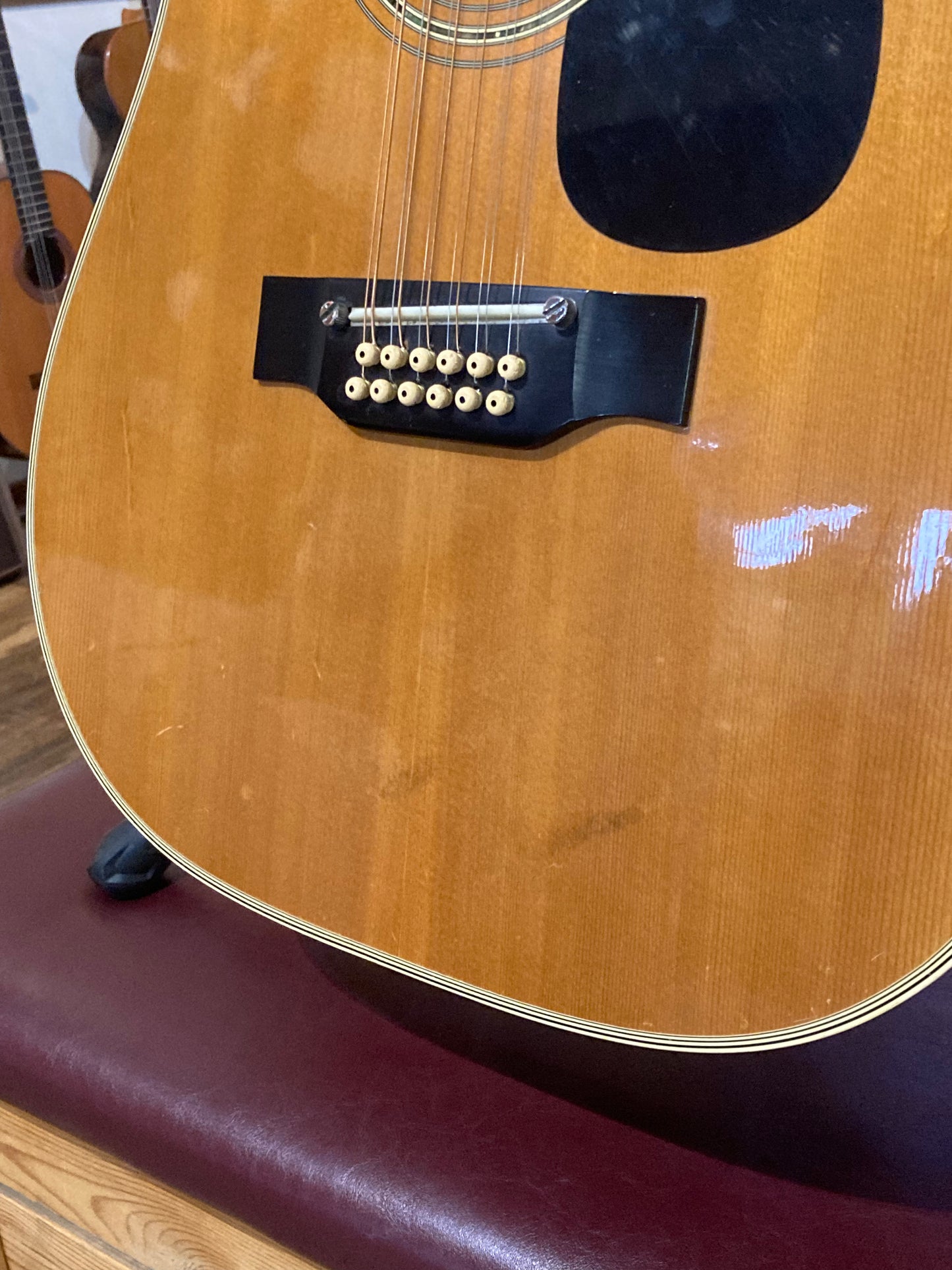 Fender F-55-12 12-String Acoustic Guitar w/Case (1970's)