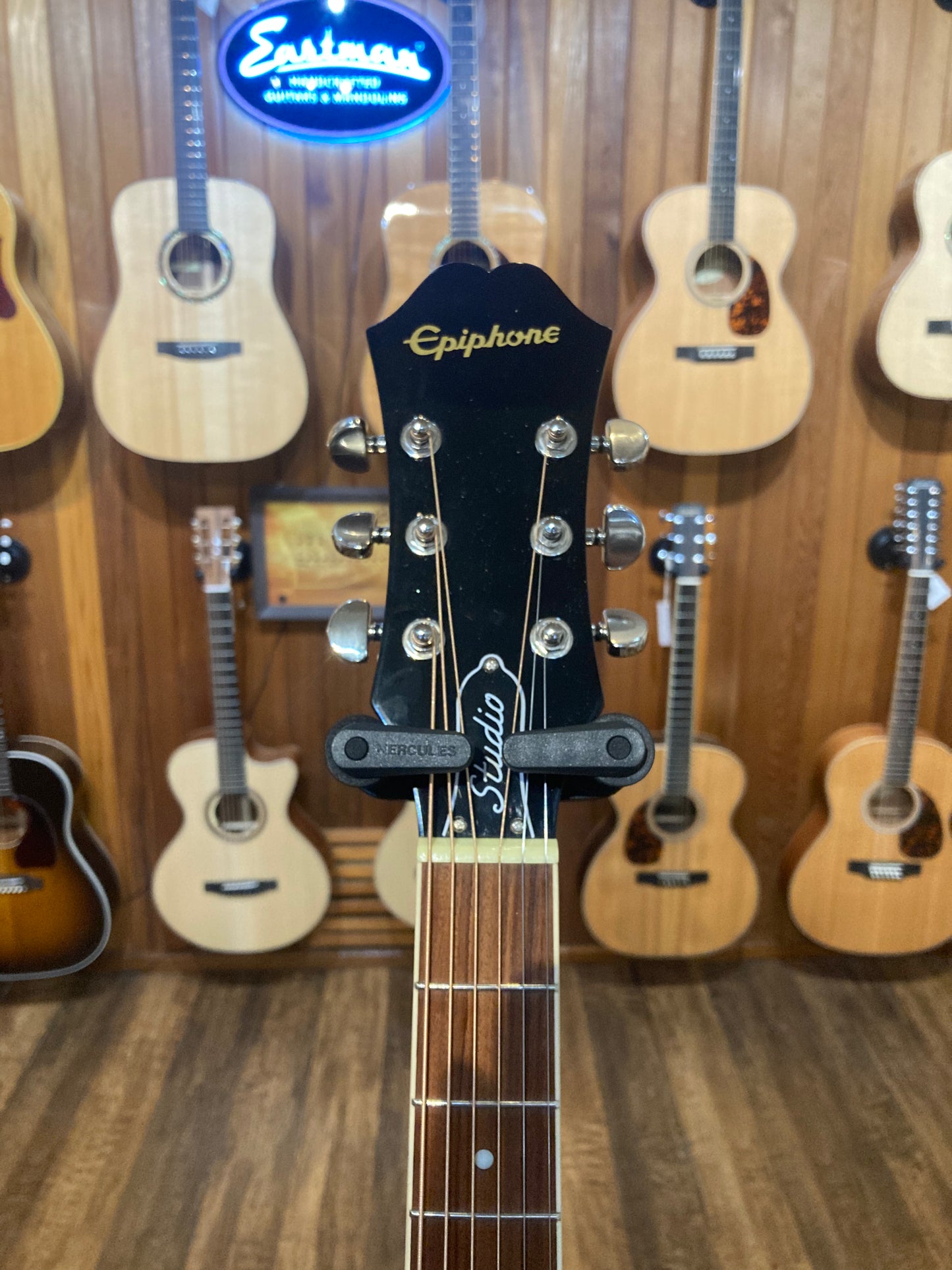 Epiphone J-45EC Studio Acoustic Electric Guitar w/Case- Vintageburst (2022)