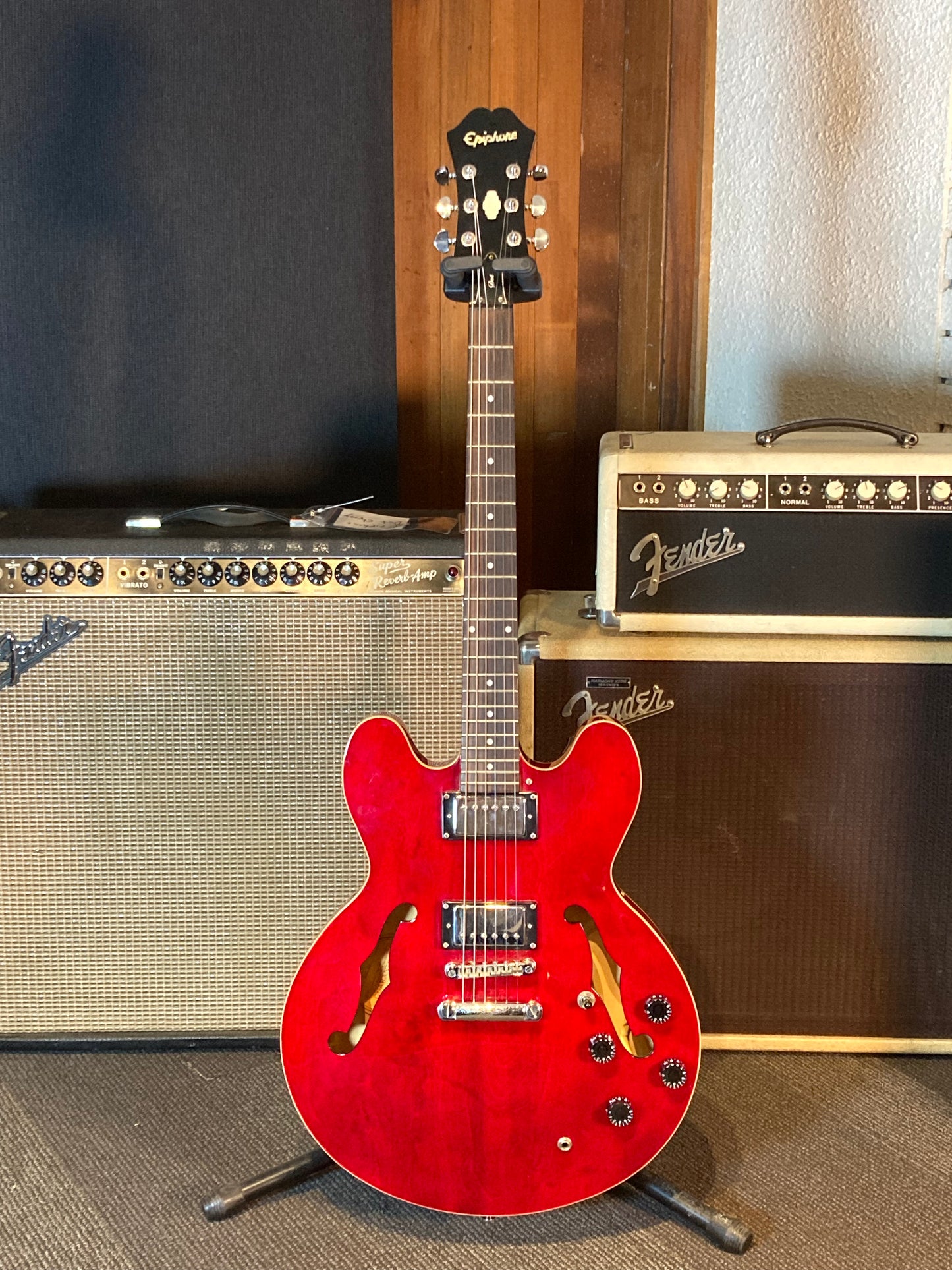 Epiphone Dot Semi-Hollow Electric Guitar w/Case - Cherry (2005)