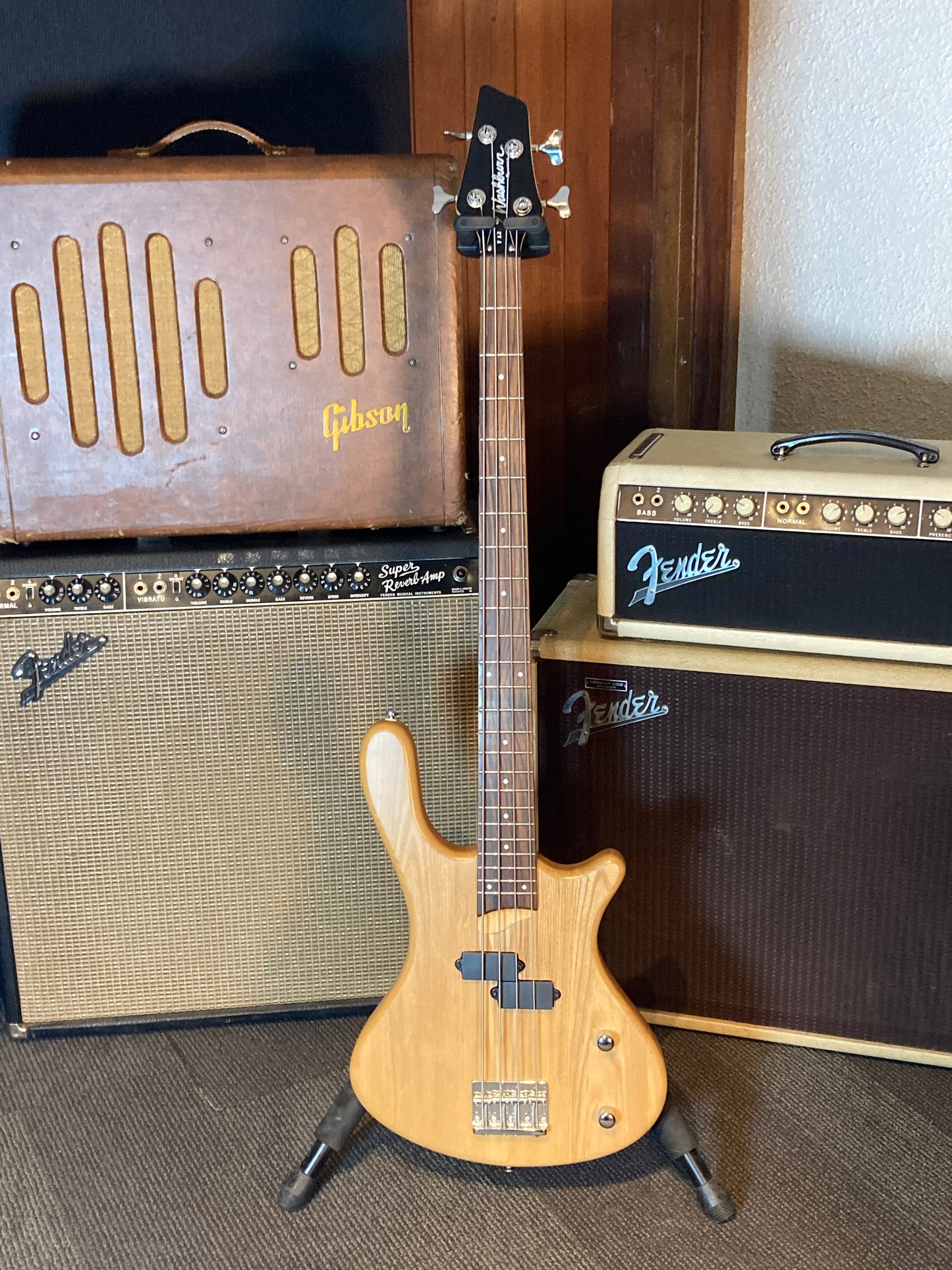 Washburn T12 Taurus Electric Bass w/Gig Bag (Used)