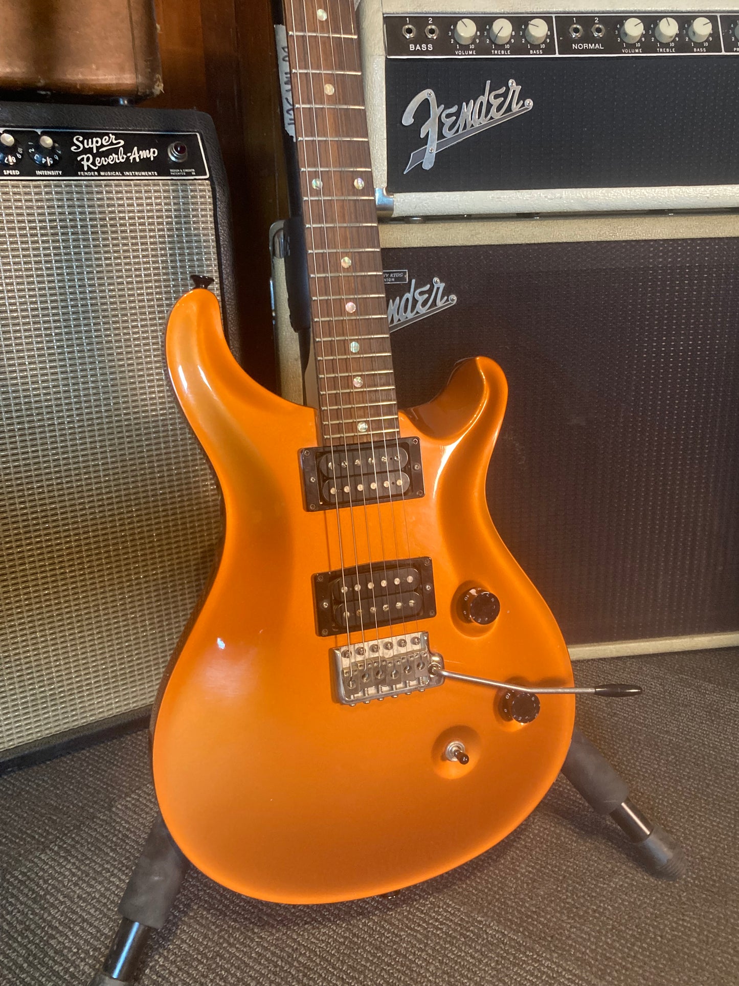 PRS CE-24 Electric Guitar w/Case - Blazing Copper (2006)