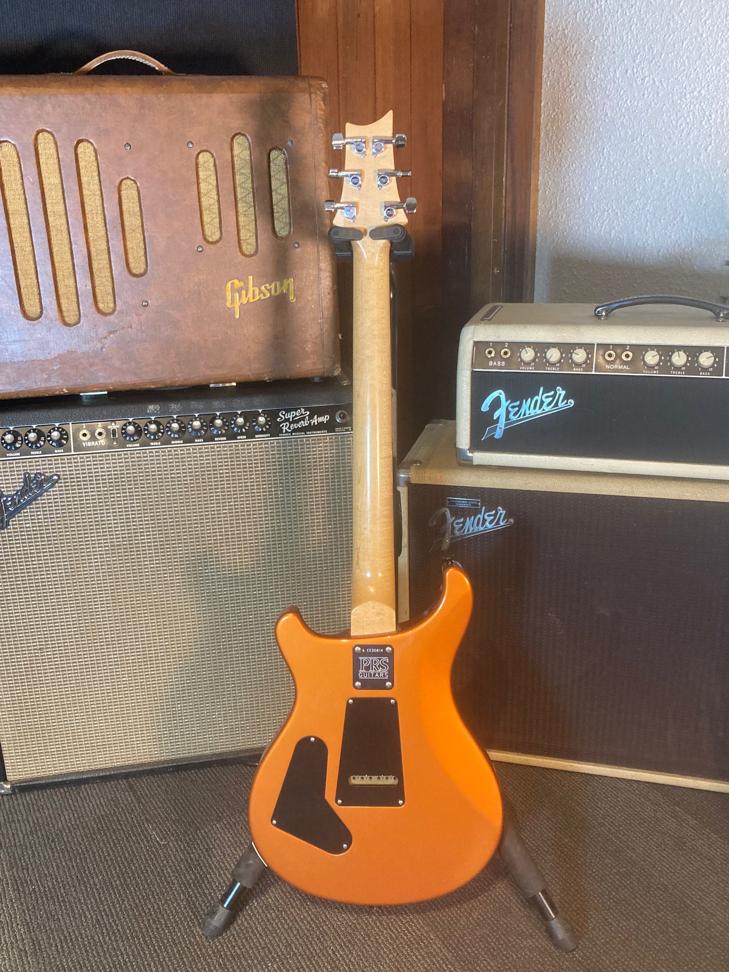 PRS CE-24 Electric Guitar w/Case - Blazing Copper (2006)