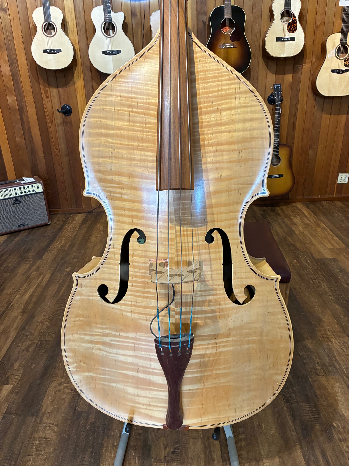 Engelhardt EM1B Blonde 3/4 Upright Bass w/Pickup & Gigbag (Used)