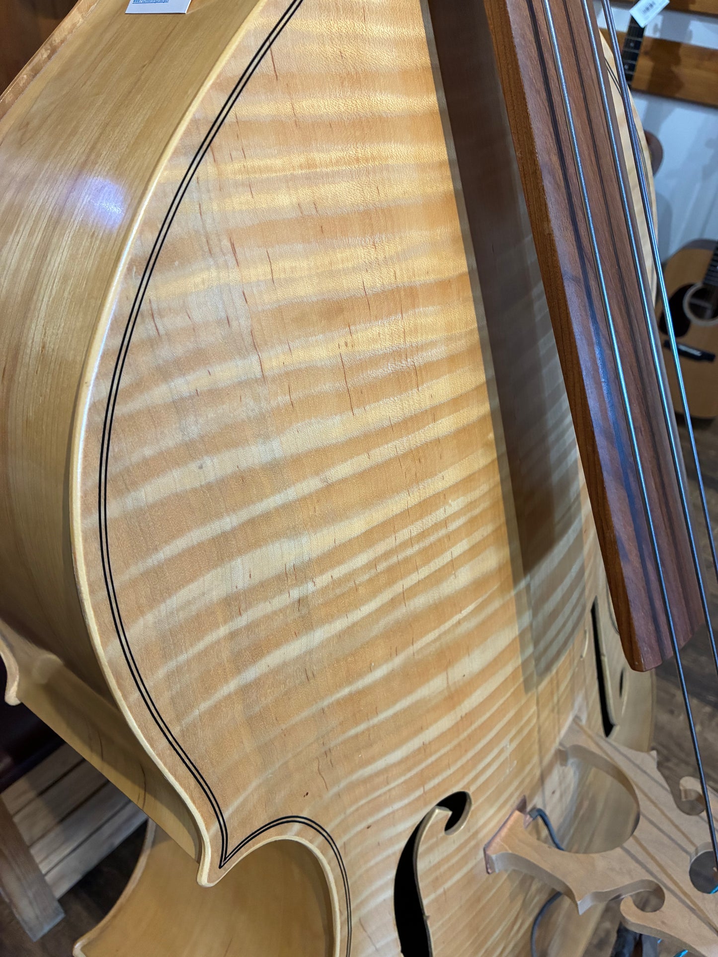Engelhardt EM1B Blonde 3/4 Upright Bass w/Pickup & Gigbag (Used)