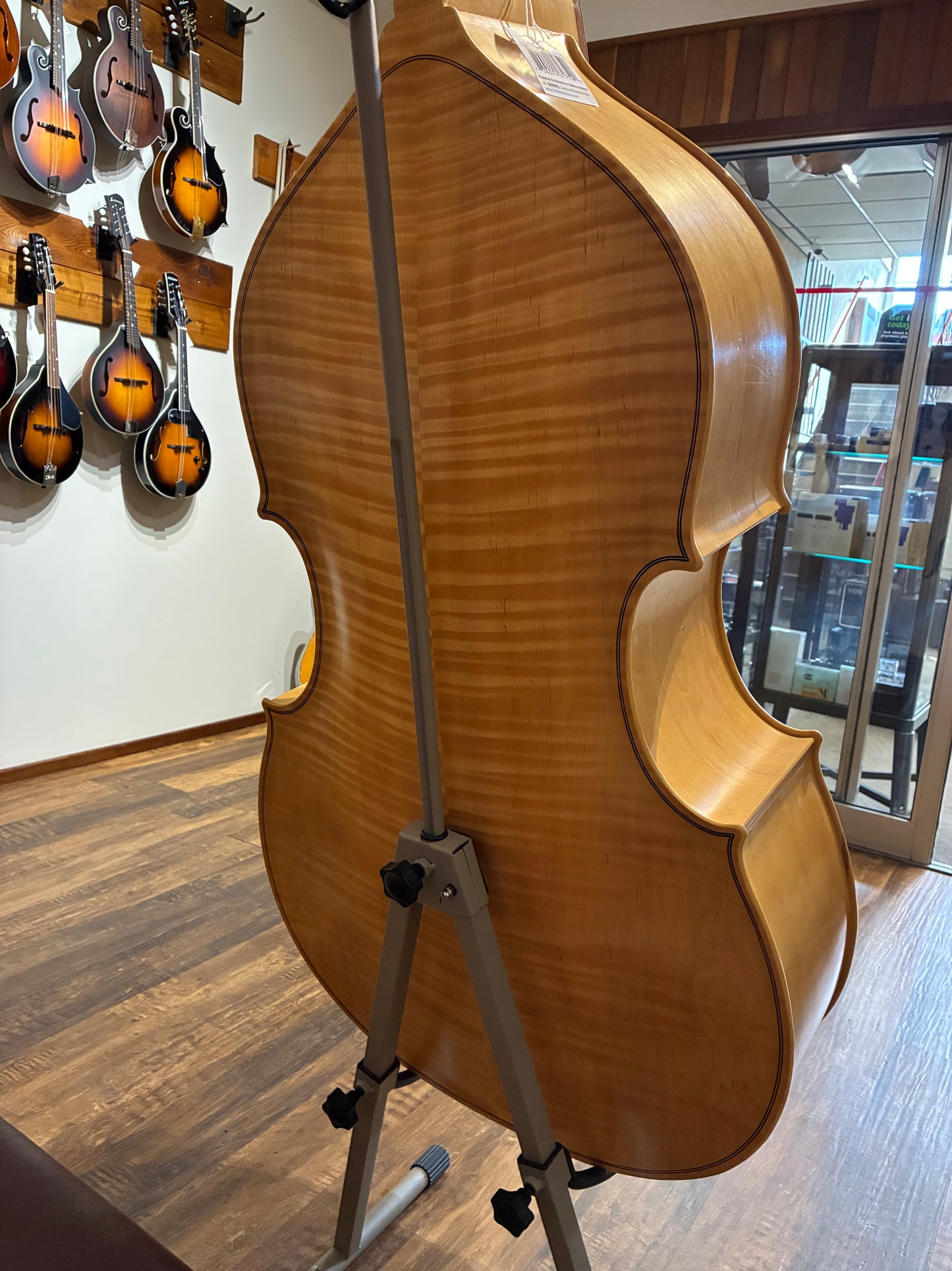 Engelhardt EM1B Blonde 3/4 Upright Bass w/Pickup & Gigbag (Used)