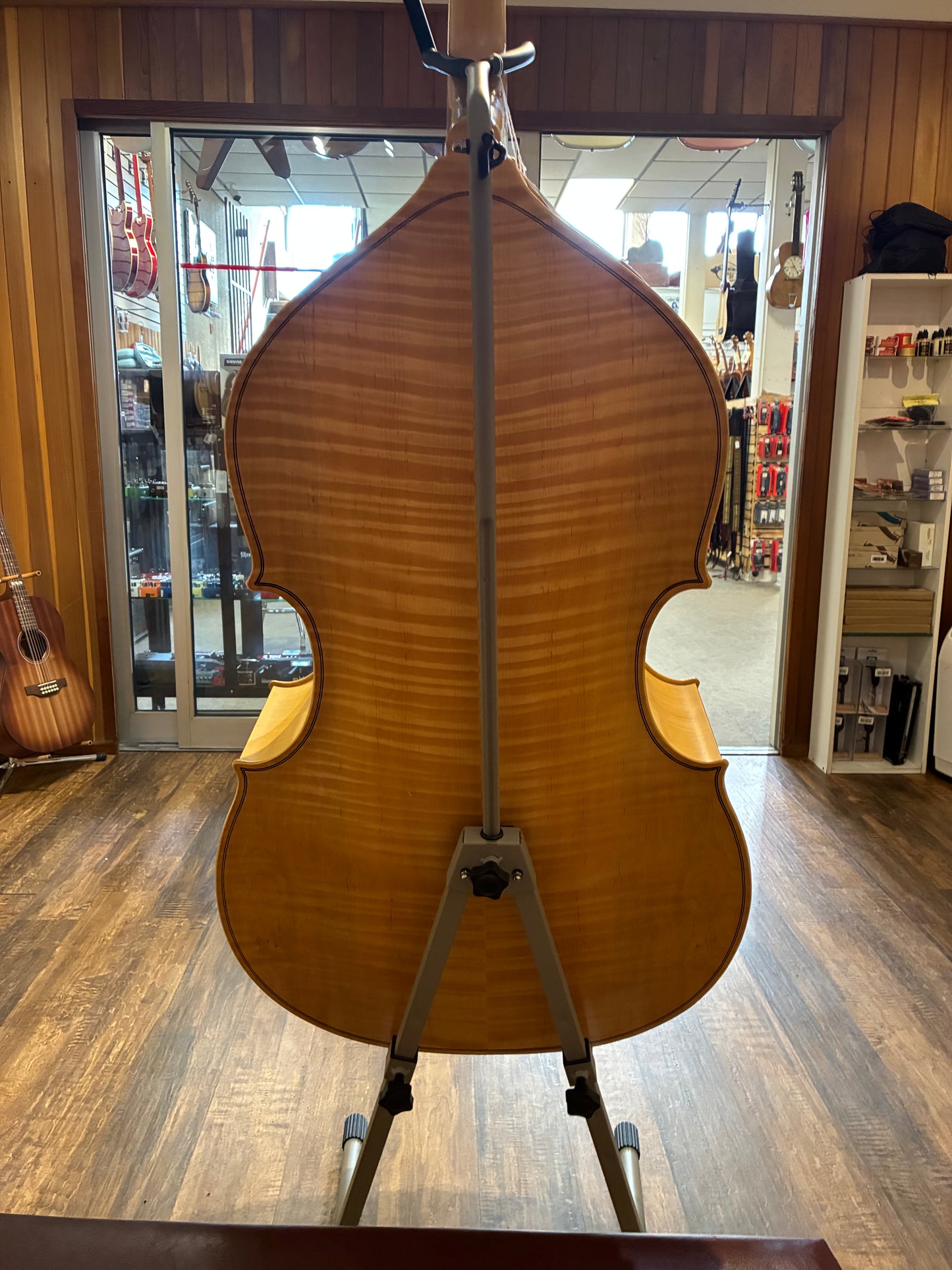 Engelhardt EM1B Blonde 3/4 Upright Bass w/Pickup & Gigbag (Used)
