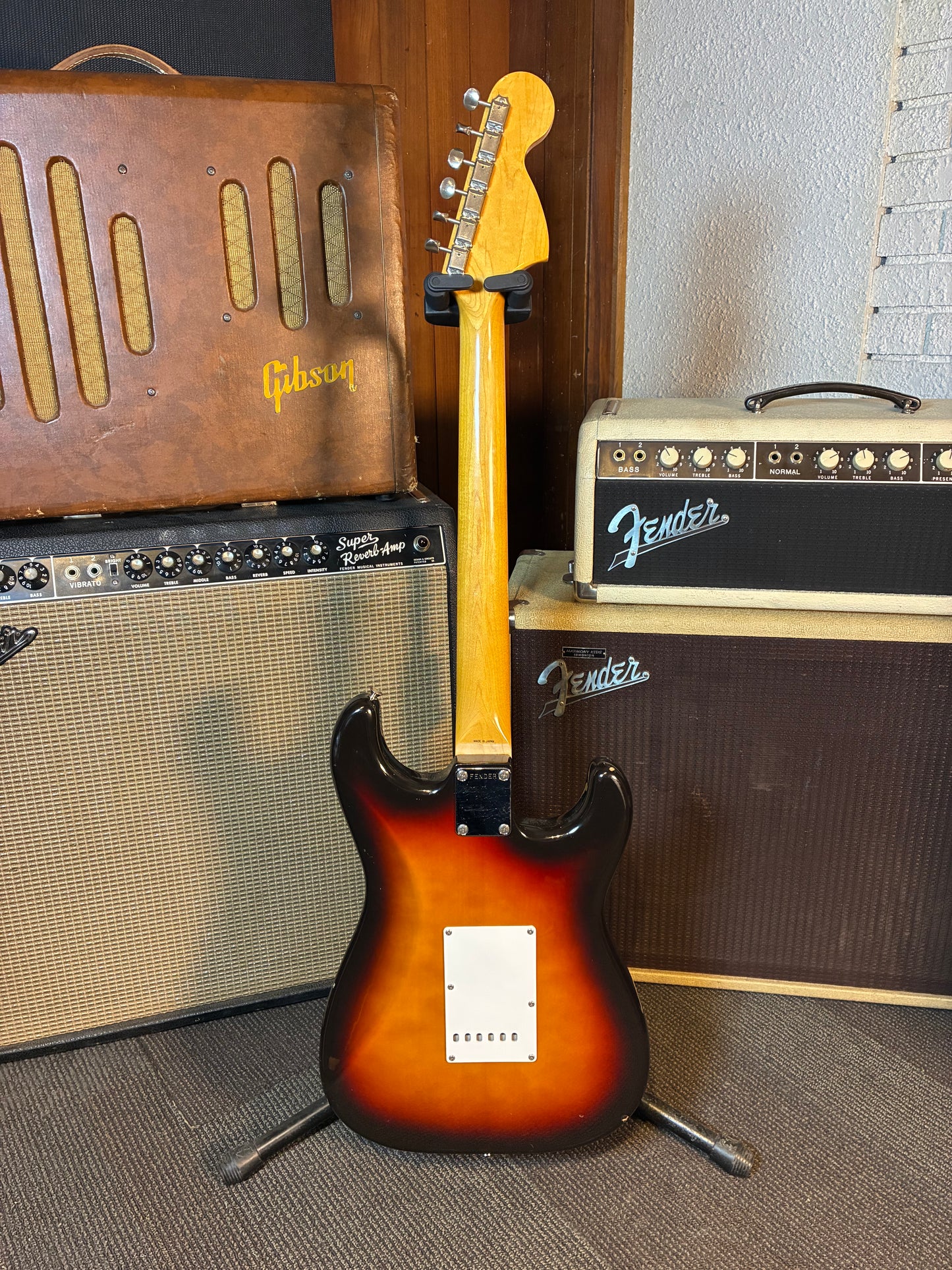 Fender MIJ ST-67 Left-Handed Stratocaster Electric Guitar - Sunburst (1989)