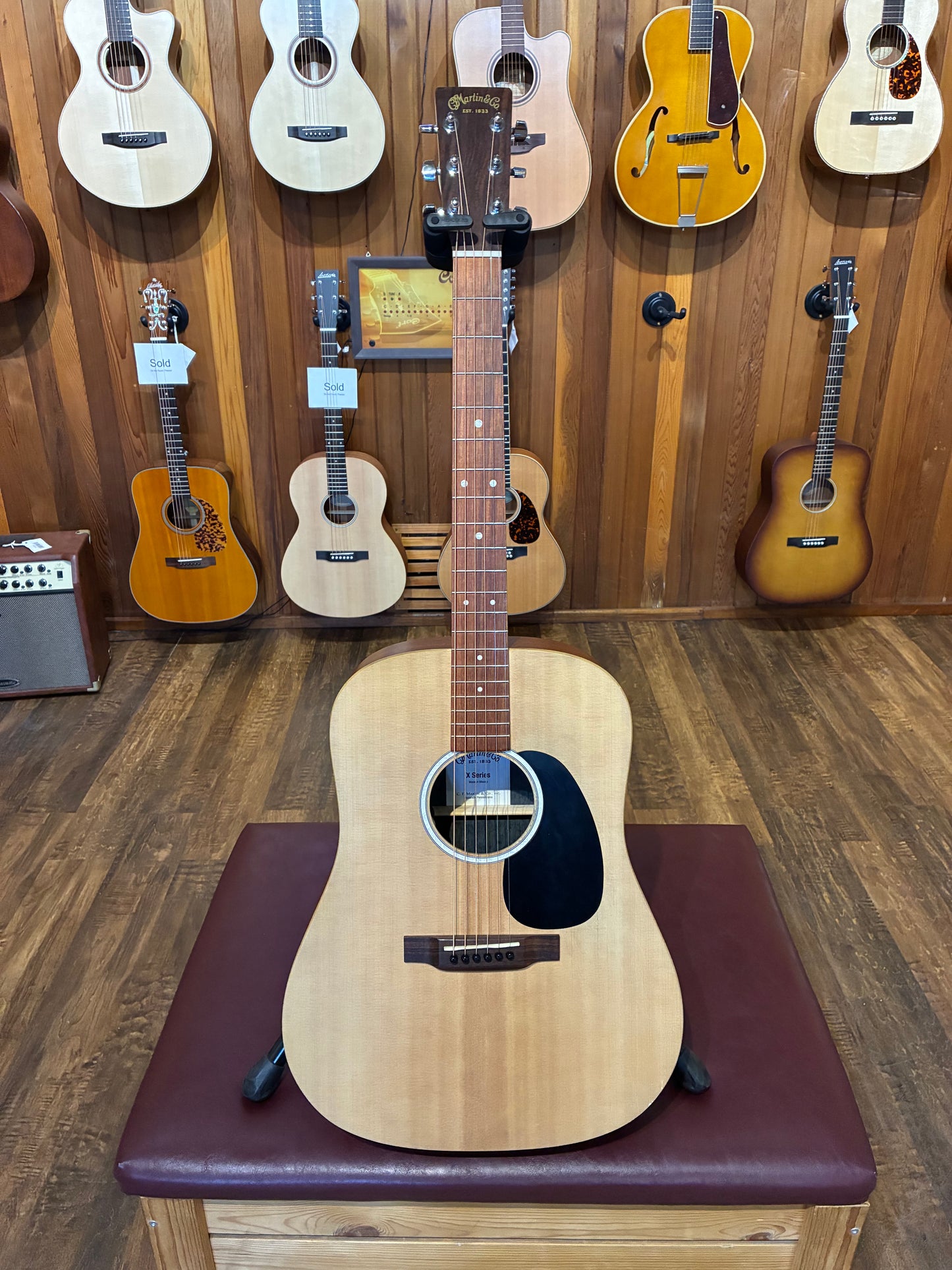 Martin DX-2E Dreadnought Acoustic/Electric Guitar w/Gig Bag - Natural (2022)