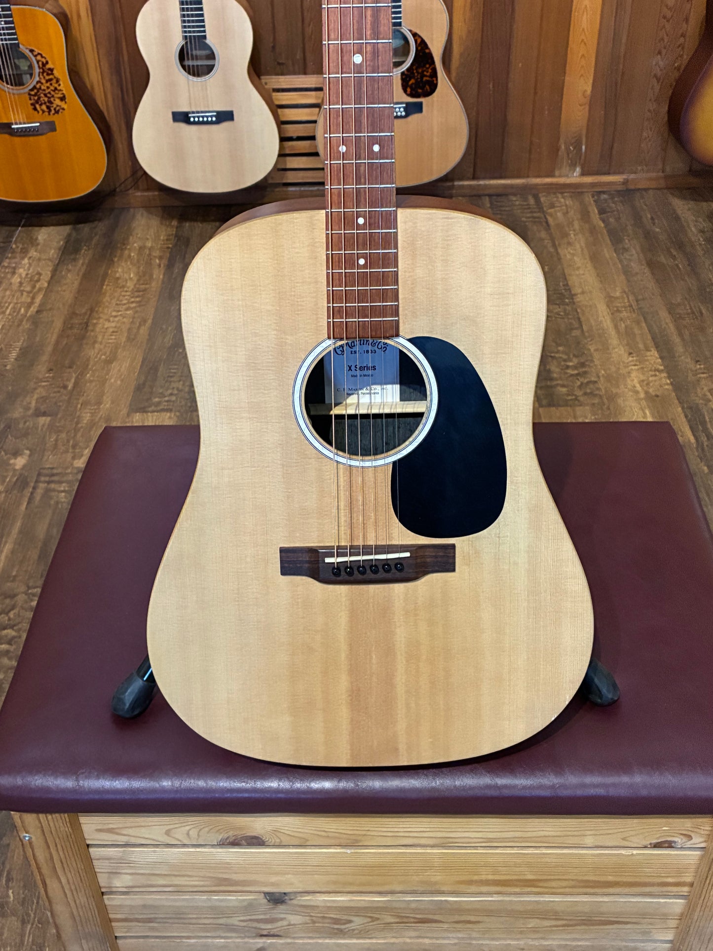 Martin DX-2E Dreadnought Acoustic/Electric Guitar w/Gig Bag - Natural (2022)