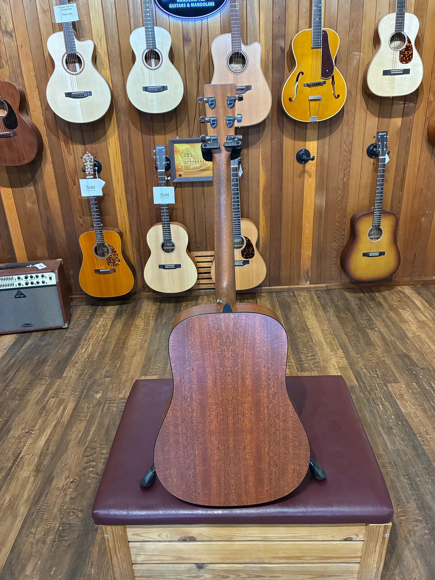 Martin DX-2E Dreadnought Acoustic/Electric Guitar w/Gig Bag - Natural (2022)
