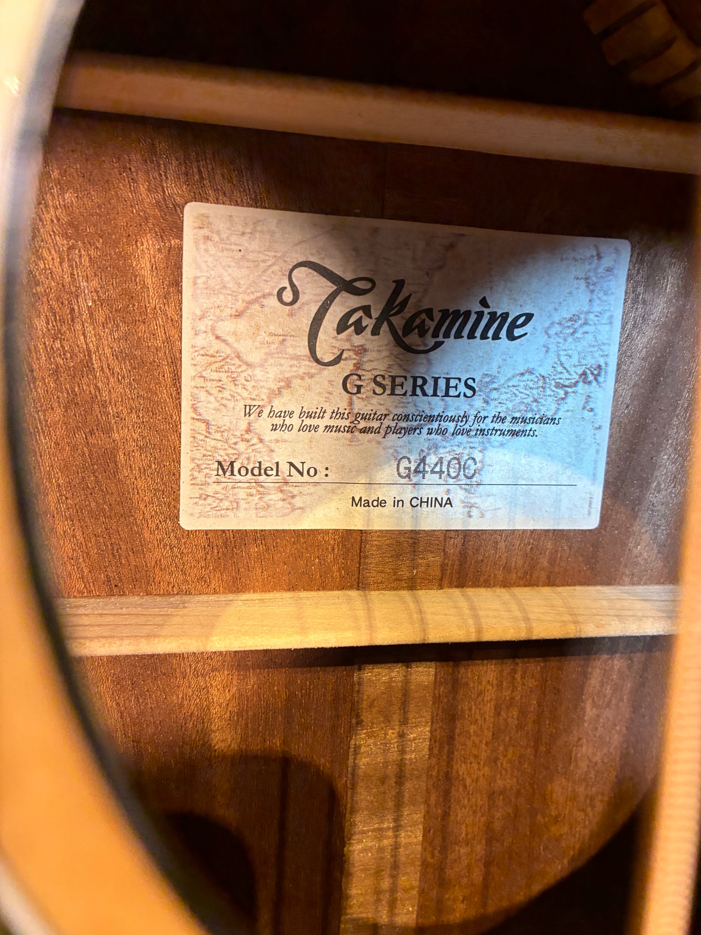 Takamine G440C Acoustic Guitar w/Case - Natural (Used)