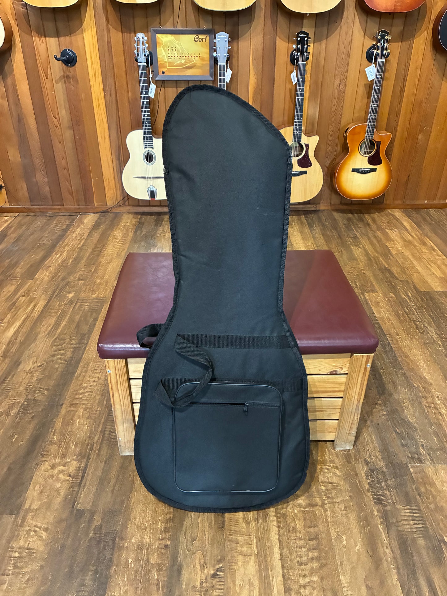 Danelectro DB612 Double-Neck Electric Guitar w/Gig Bag - Blackburst (Used)
