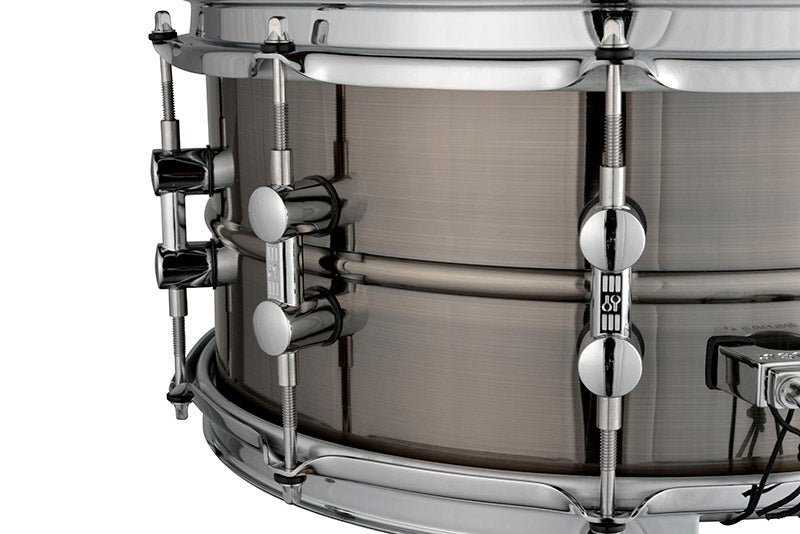 Sonor Kompressor 14"x5.75" Brass Snare Drum - Black Nickel Plated Finish